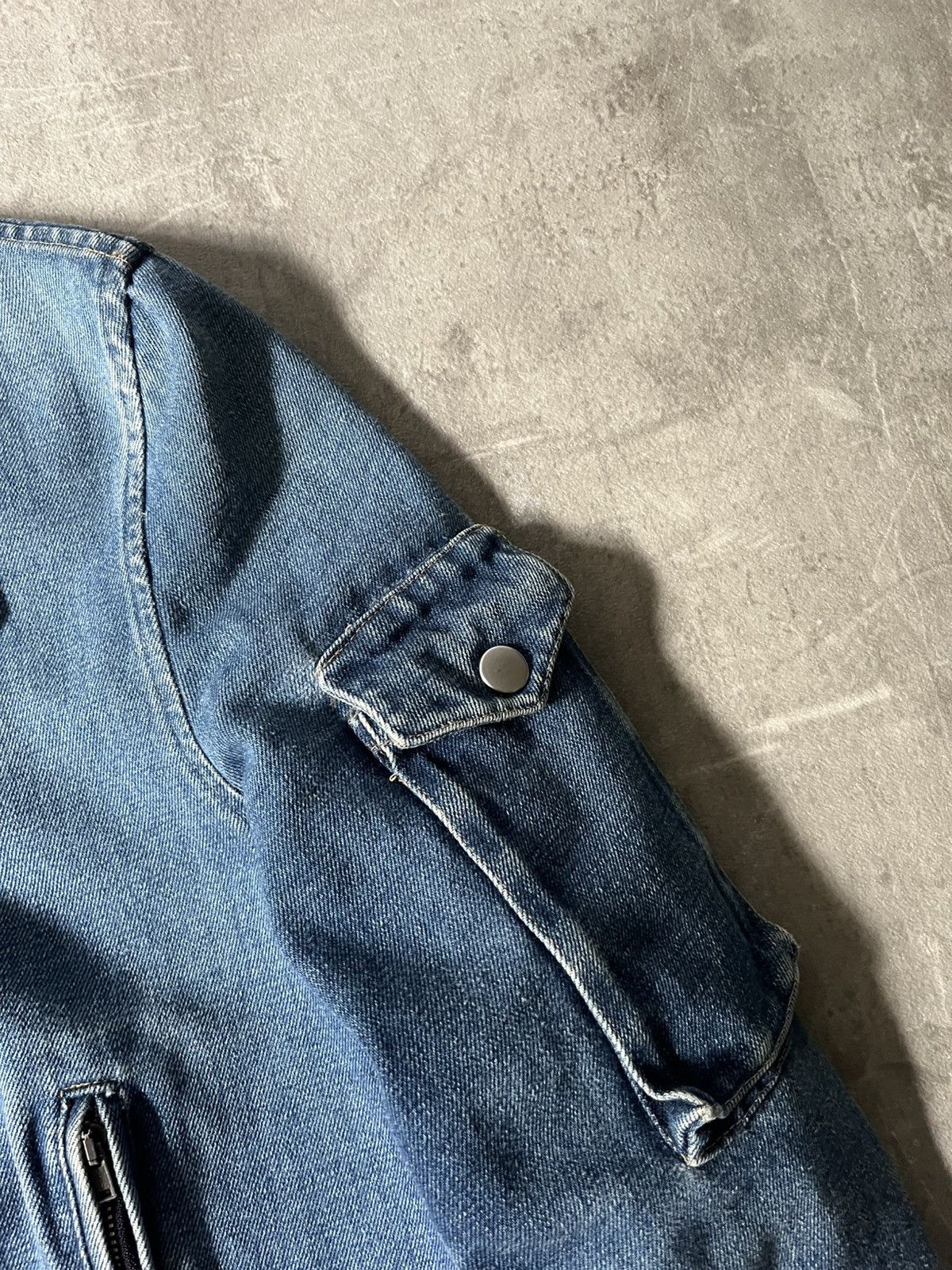 Raf Simons Raf Simons A/W 05-06 Denim Rider Jacket Archival Sample Size US M / EU 48-50 / 2 - 7 Thumbnail