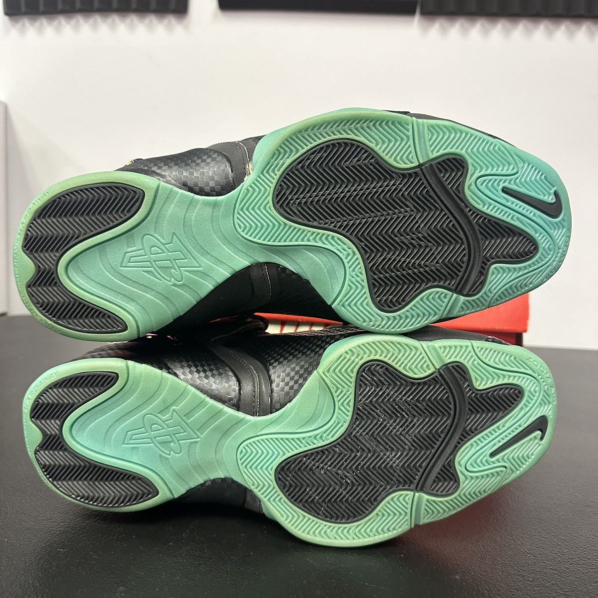 Nike Nike Air Lil Penny Posite Black Hyper Jade Reflective Men Size US 11.5 / EU 44-45 - 6 Thumbnail