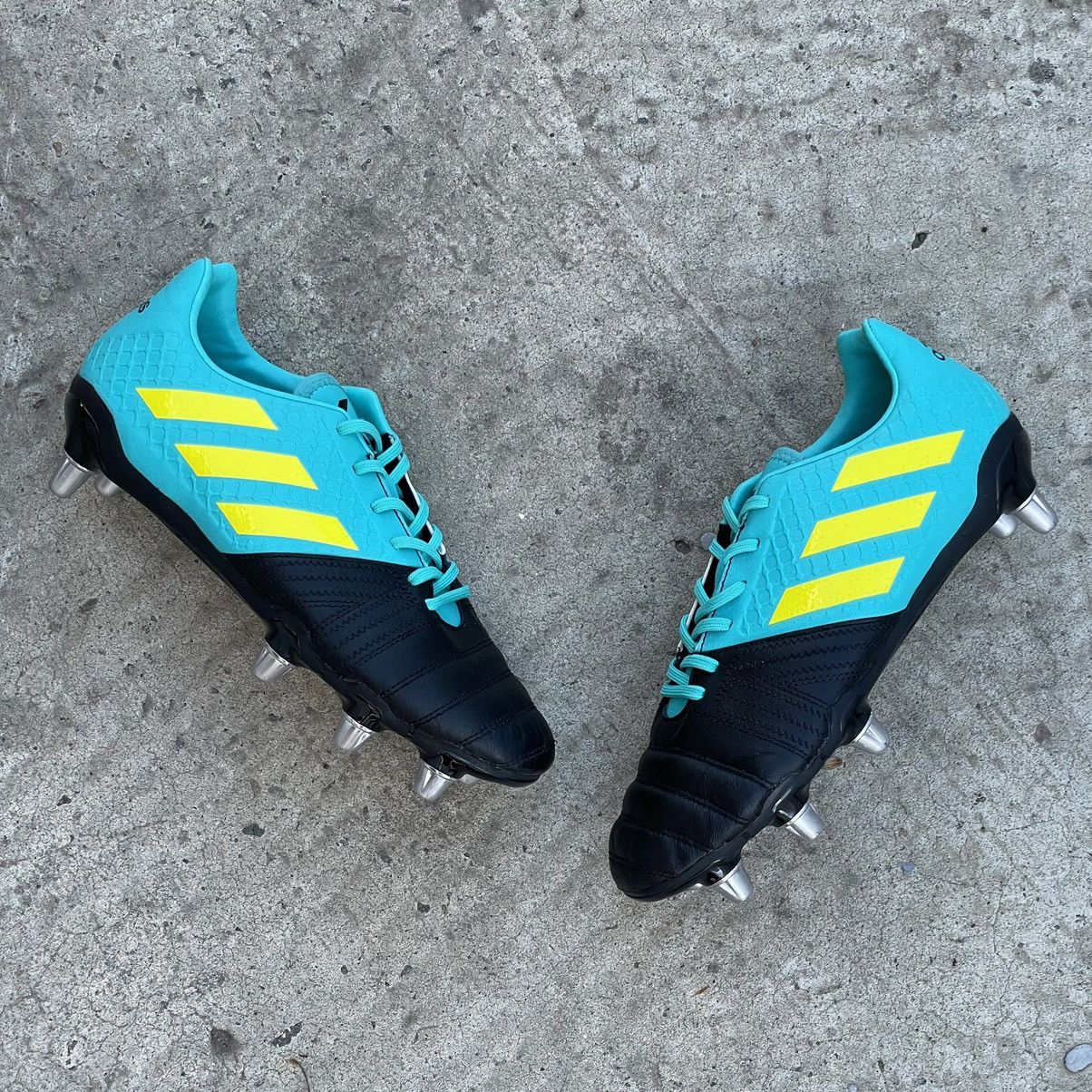 Vintage Adidas Kakari Boots Y2K Shoes Sport Football in Black, Men's (Size 7)