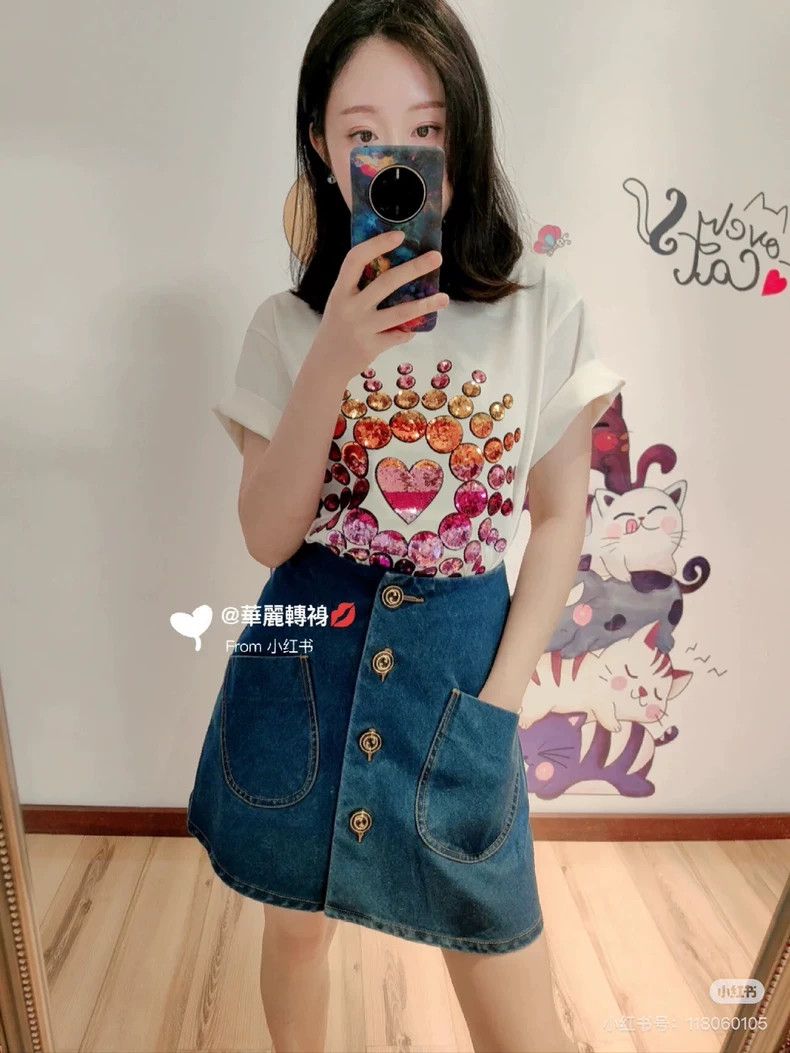 Gucci Gucci Denim skirt 2504-Nextarrow Size 42" / US 20 - 8 Thumbnail