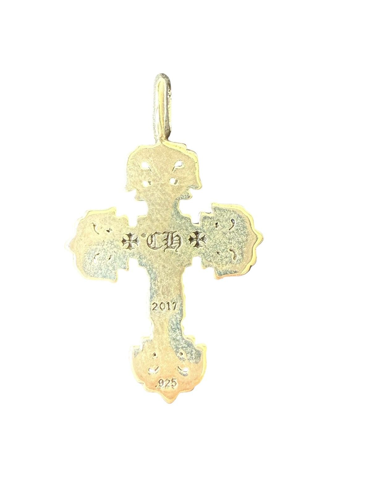 Chrome Hearts Chrome Hearts Silver Diamond Tiny Filigree Cross Charm Size ONE SIZE - 9 Thumbnail