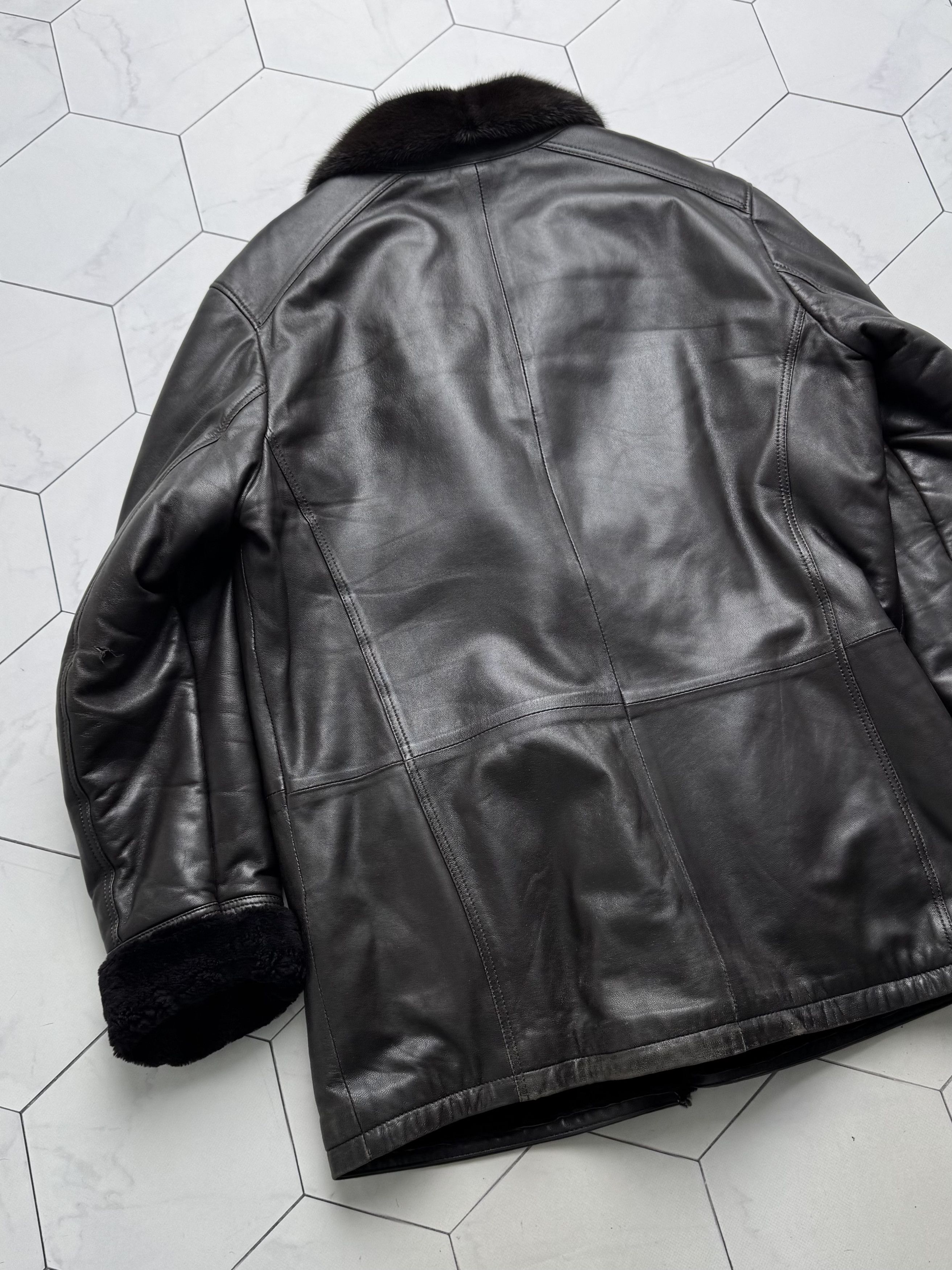 Vintage Vintage Real Sheepskin Coat (B250)D15E2 Size US XXL / EU 58 / 5 - 13 Thumbnail