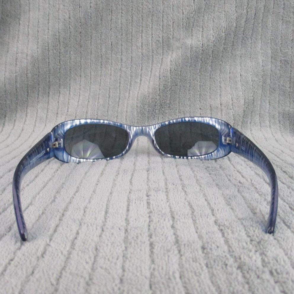 Other New Divine Eyewear Kali Blue Silver Striped/Smoke Sunglasses Size ONE SIZE - 4 Thumbnail