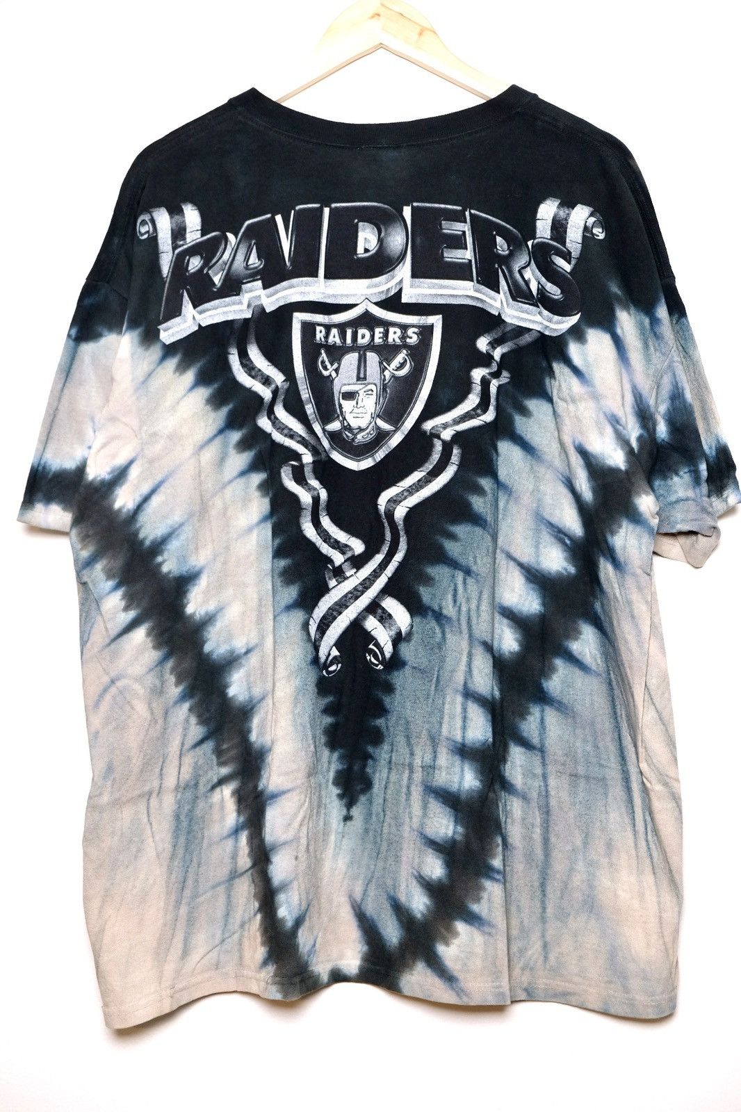 NFL × Vintage Retro Oakland Raiders NFL tie-dye t-shirt Size US XXL / EU 58 / 5 - 4 Thumbnail