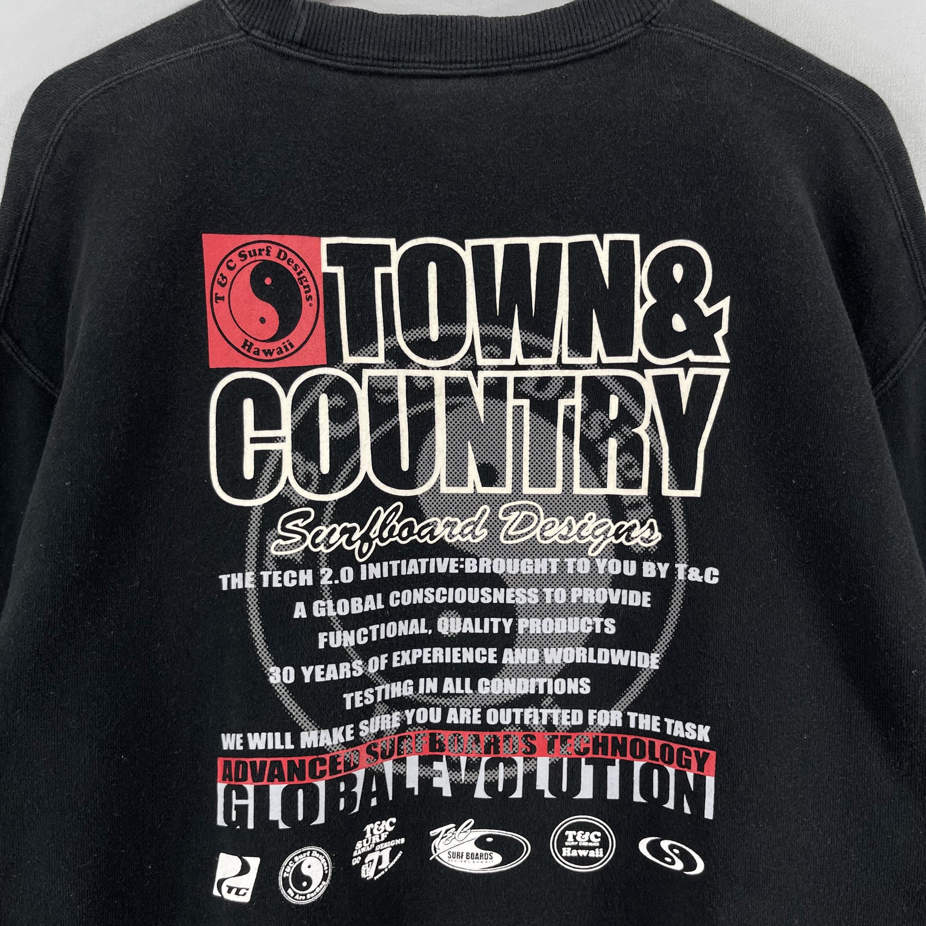Japanese Brand × Vintage Vintage T&C Surfboard Design Back Hit Printed Sweatshirt Size US L / EU 52-54 / 3 - 2 Thumbnail