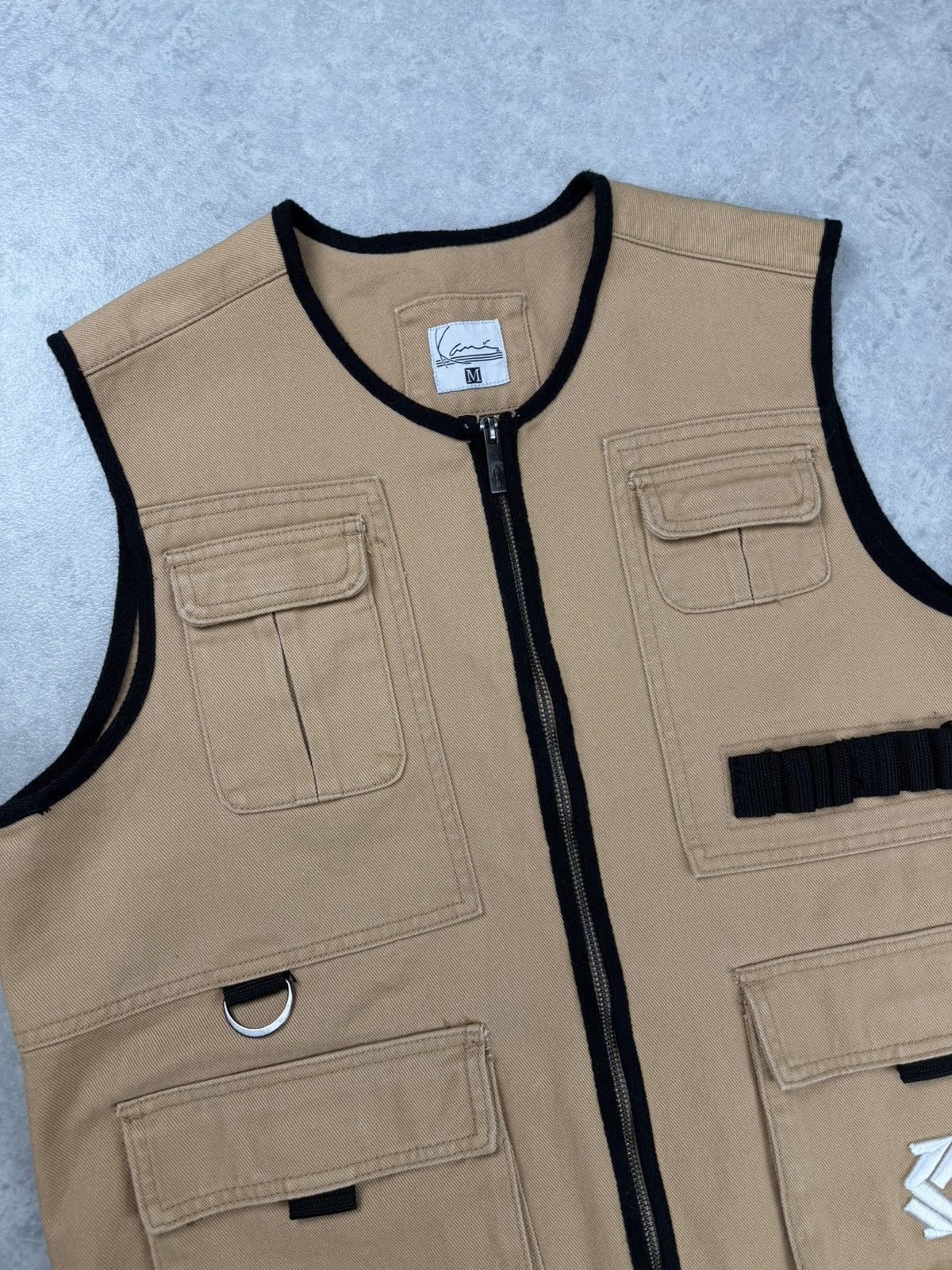 Karl Kani Karl Kani Utility Tactical Vest Multi Pocket Zip Up Size M Size US M / EU 48-50 / 2 - 4 Thumbnail