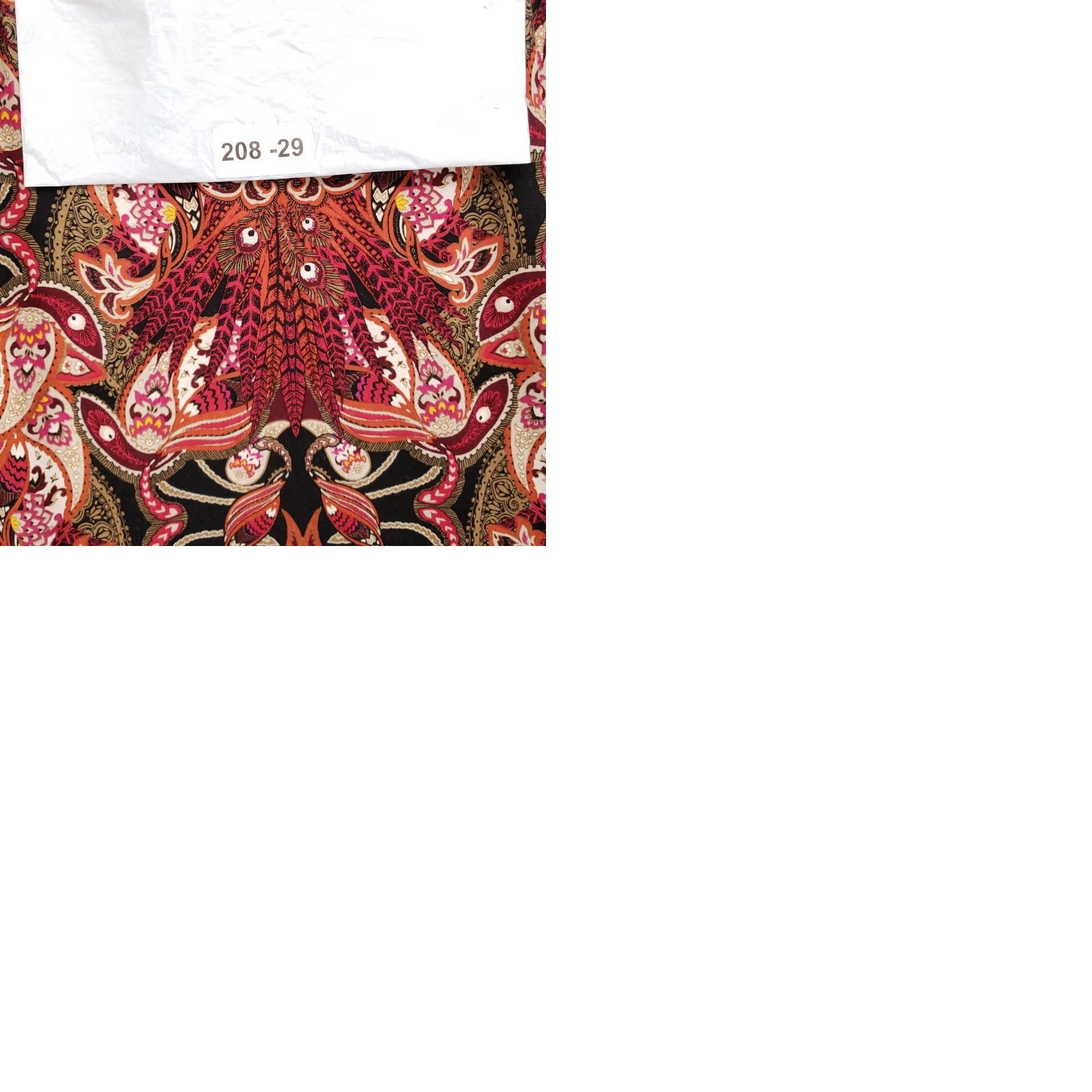 Vintage Cato Skirt Womens 14/16W Plus Red Maxi A Line Floral Stretch Pull On Boho Hippie Size 36" / US 14 / IT 50 - 9 Thumbnail