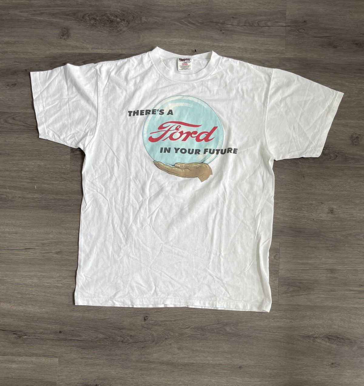 Vintage Vintage “Ford in your future” Graphic T-shirt (Sz. XL) Size US XL / EU 56 / 4 - 1 Thumbnail