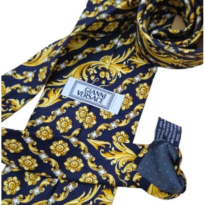 gianni versace silk tie