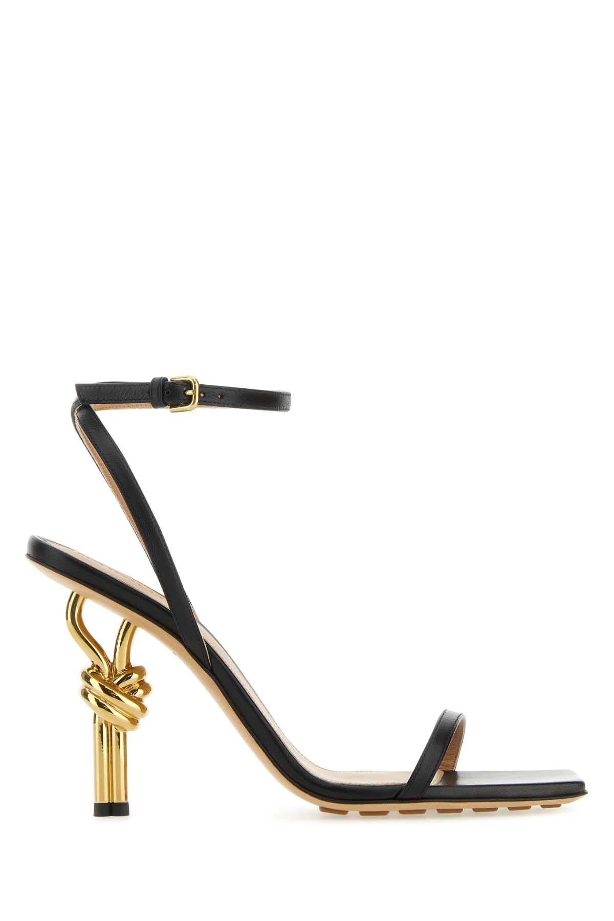 image of Bottega Veneta Sandali in Black, Women's (Size 9)