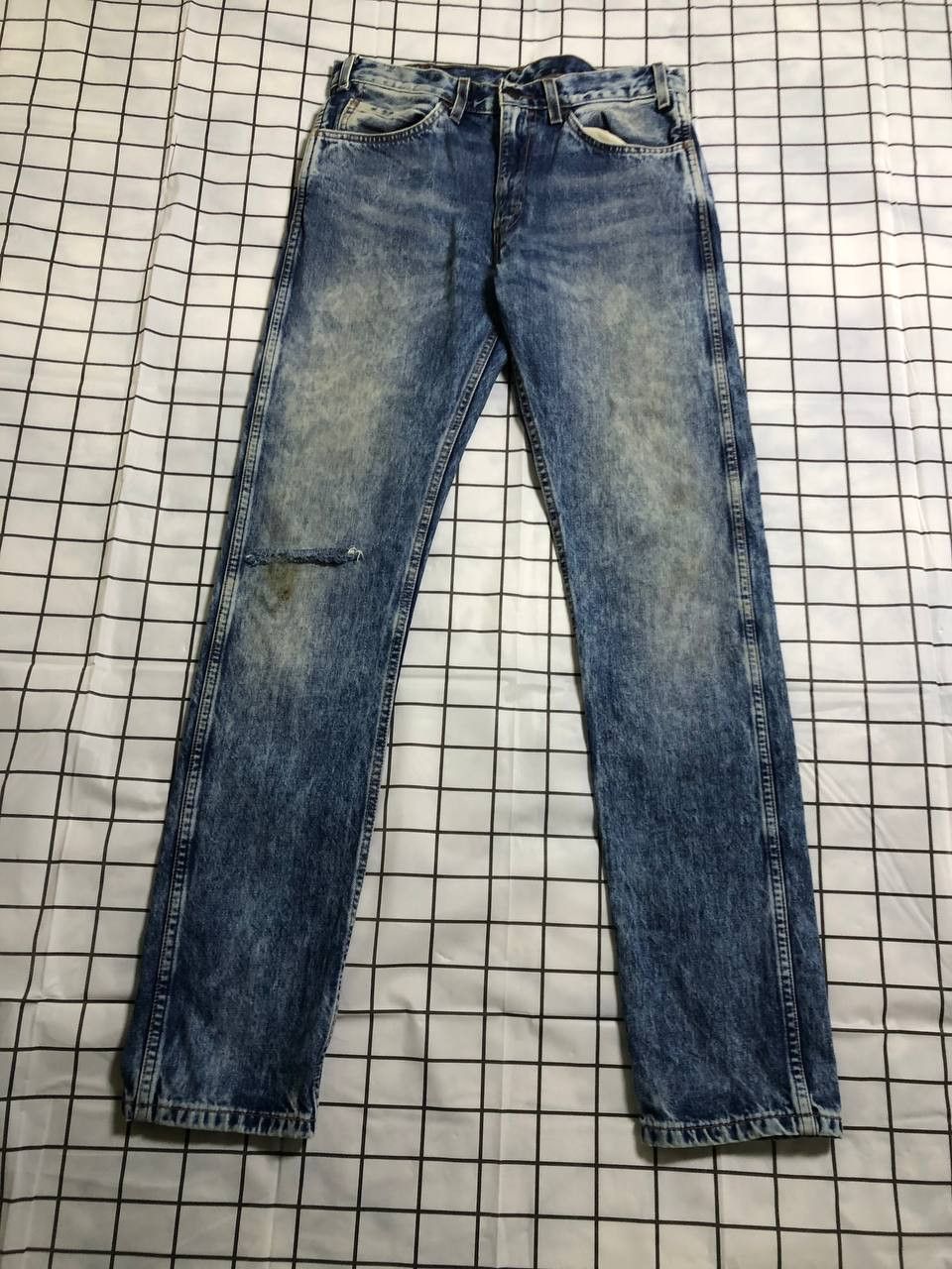 Levi's Vintage 90s Orange Tab Levi’s Jeans 505 Blue Distressed Size US 32 / EU 48 - 1 Thumbnail