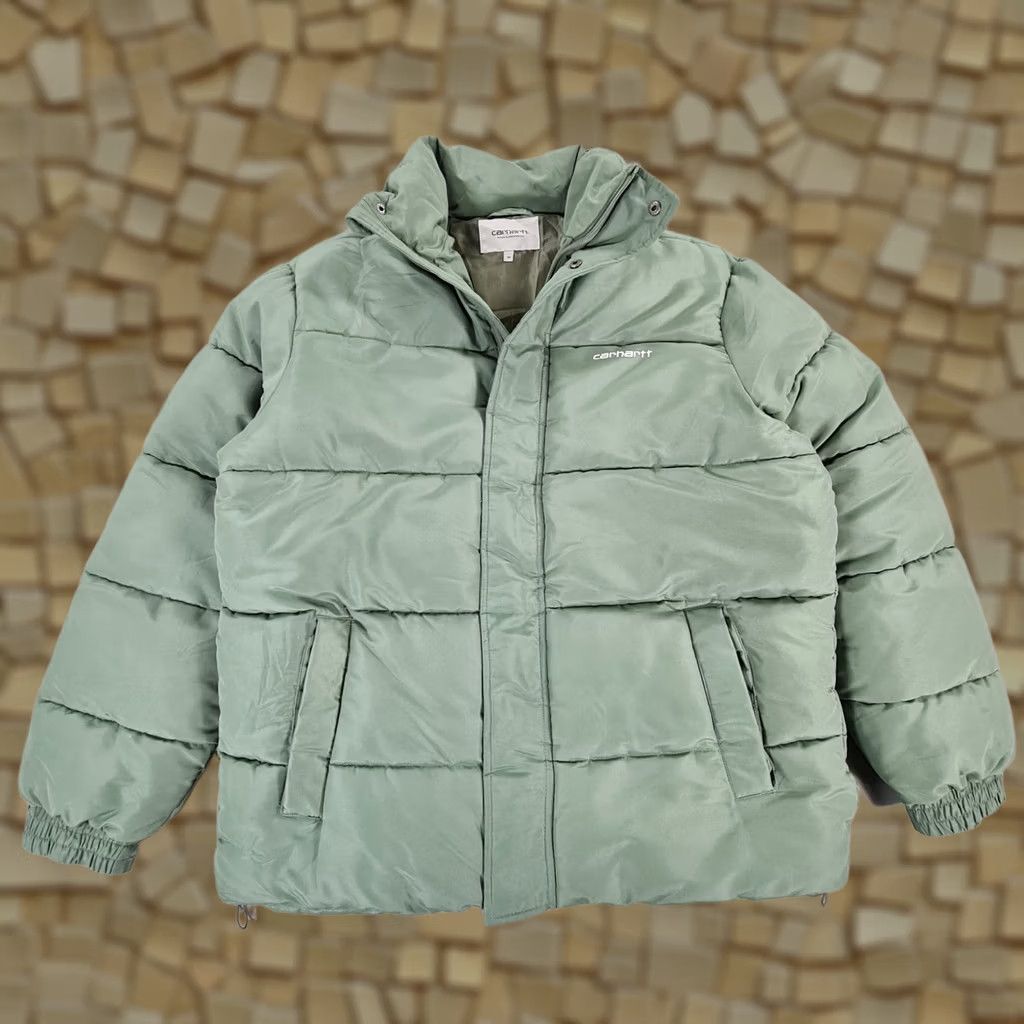 Carhartt Wip Carhartt WIP Mens Jacket Green Medium Danville Down Fill Puffer Size US M / EU 48-50 / 2 - 1 Thumbnail