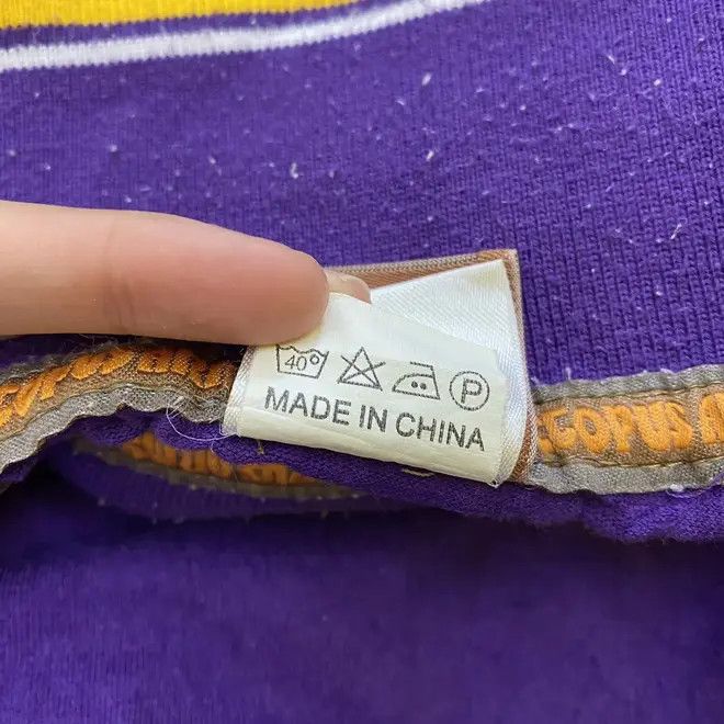 Vintage Vintage OCTOPUS ARMY SHIBUYA Purple Striped Polo Tee Shirt Size US XL / EU 56 / 4 - 7 Thumbnail