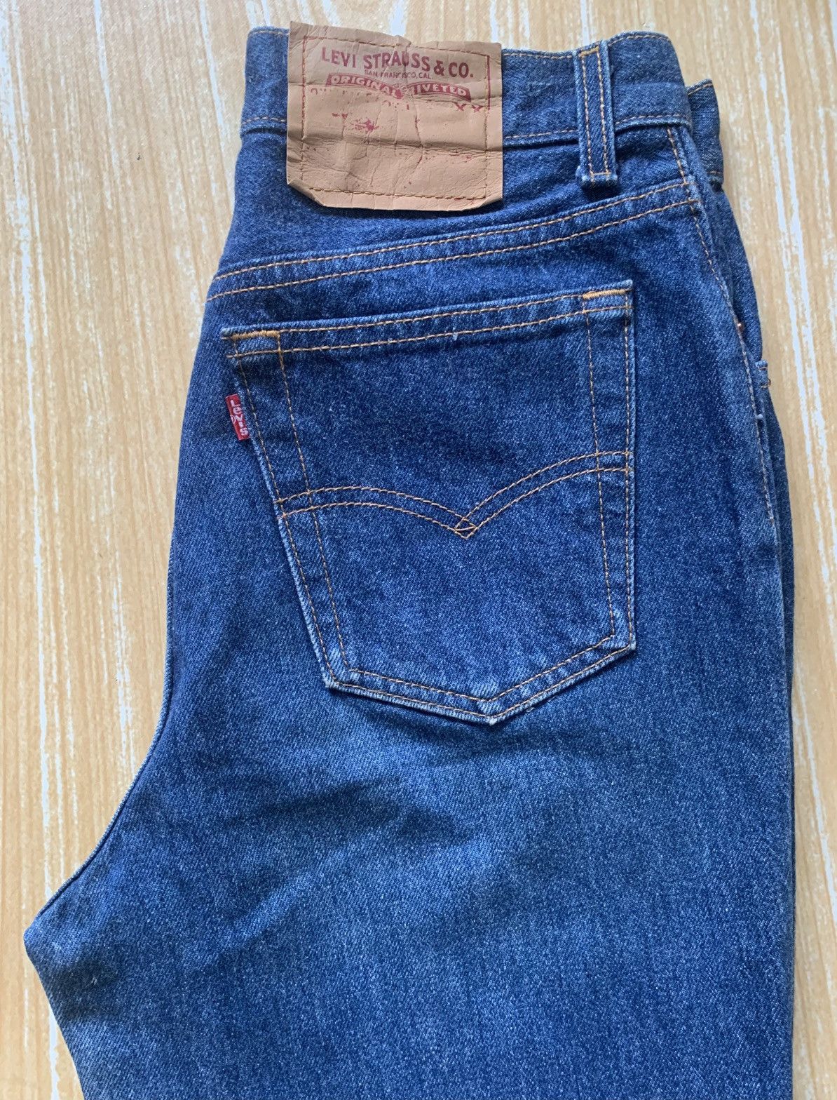 Levi's × Vintage Rare.. Vintage 90s Levi’s 501 Button Fly Denim Pants Size US 27 - 19 Thumbnail
