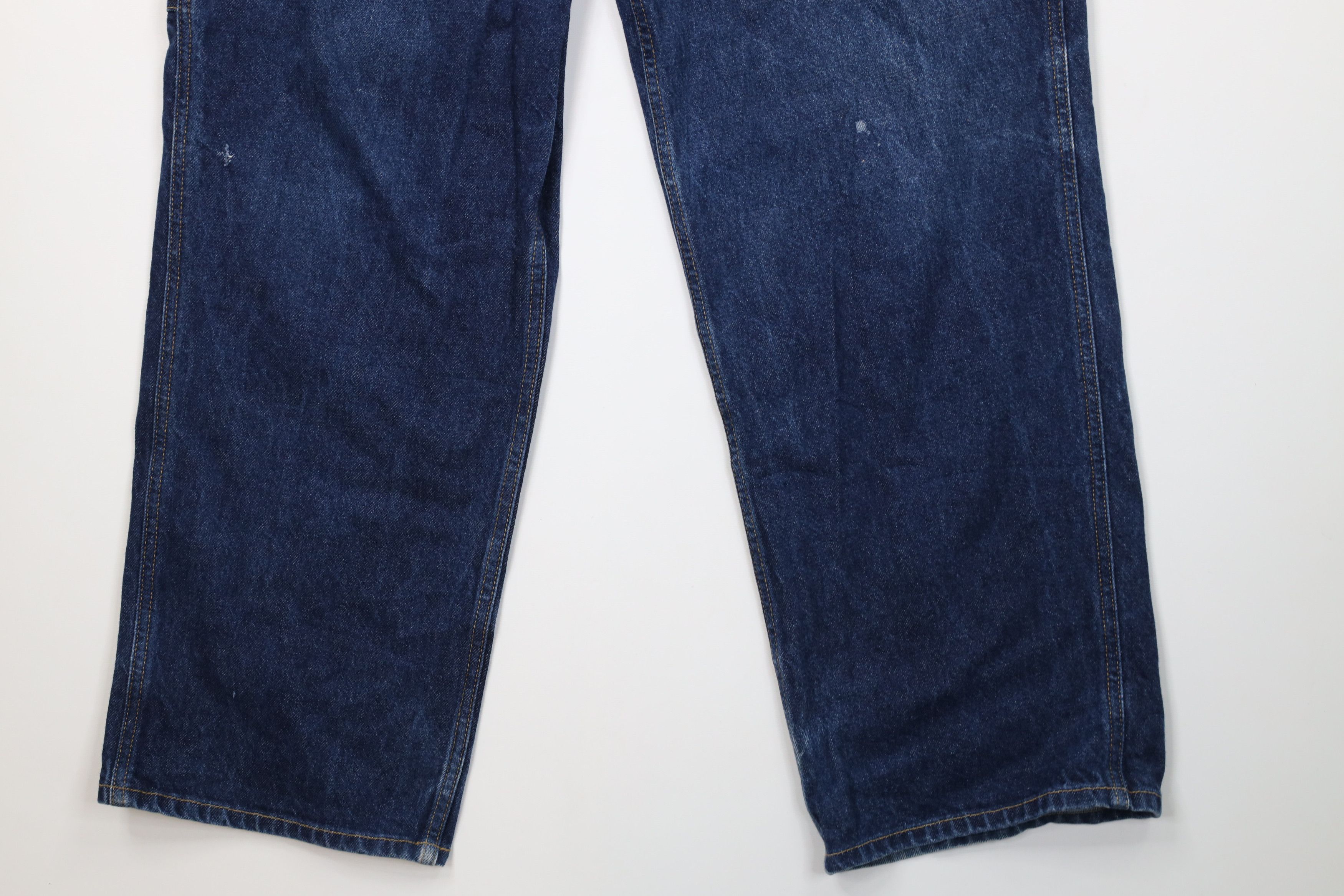 Tommy Hilfiger Vintage Y2K 2002 Tommy Hilfiger Wide Leg Dungaree Jeans Size US 32 / EU 48 - 4 Thumbnail