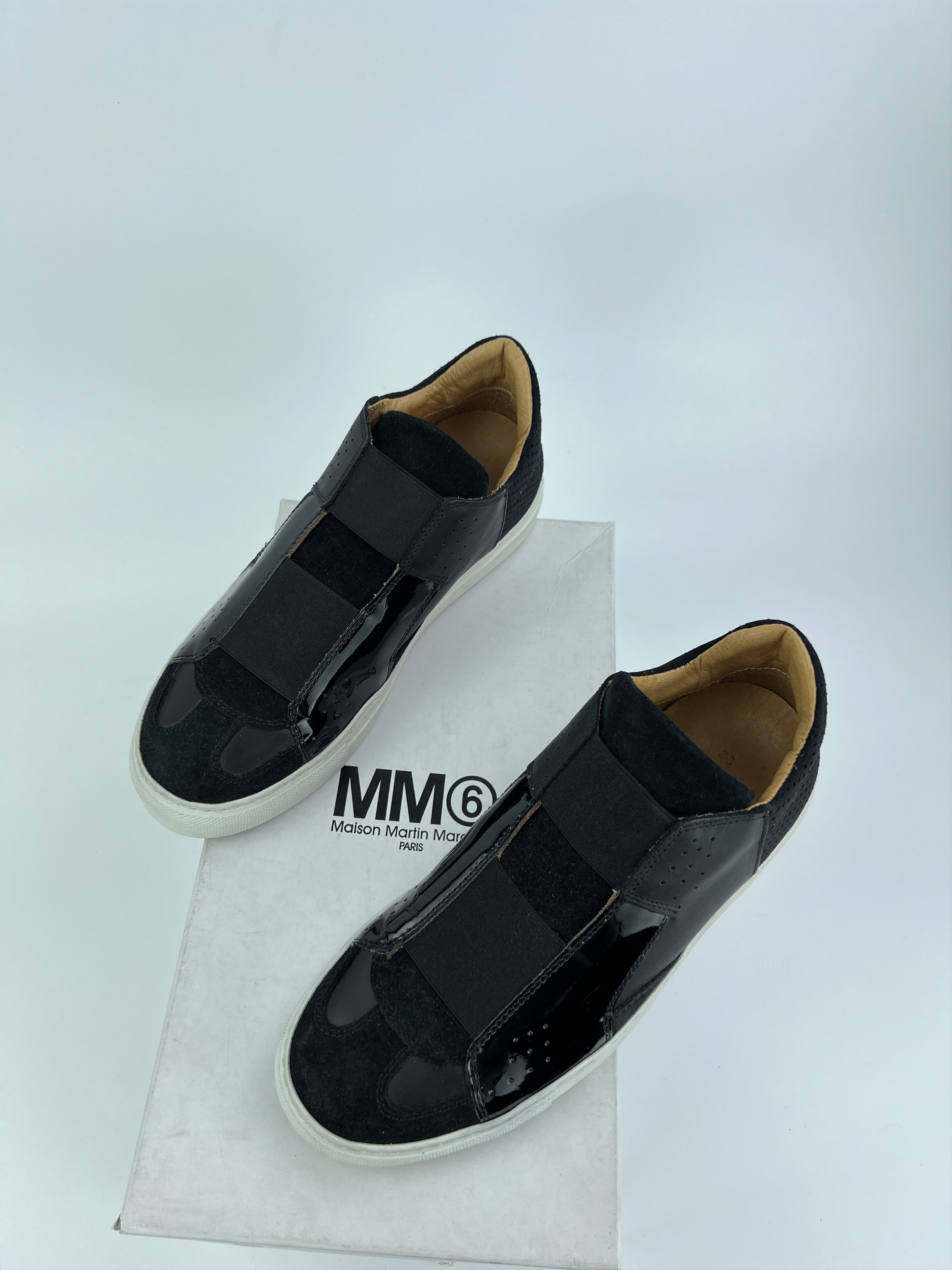 Maison Margiela Maison Margiela 6 Black Suede Low Top Sneakers Size US 8 / IT 38 - 5 Thumbnail