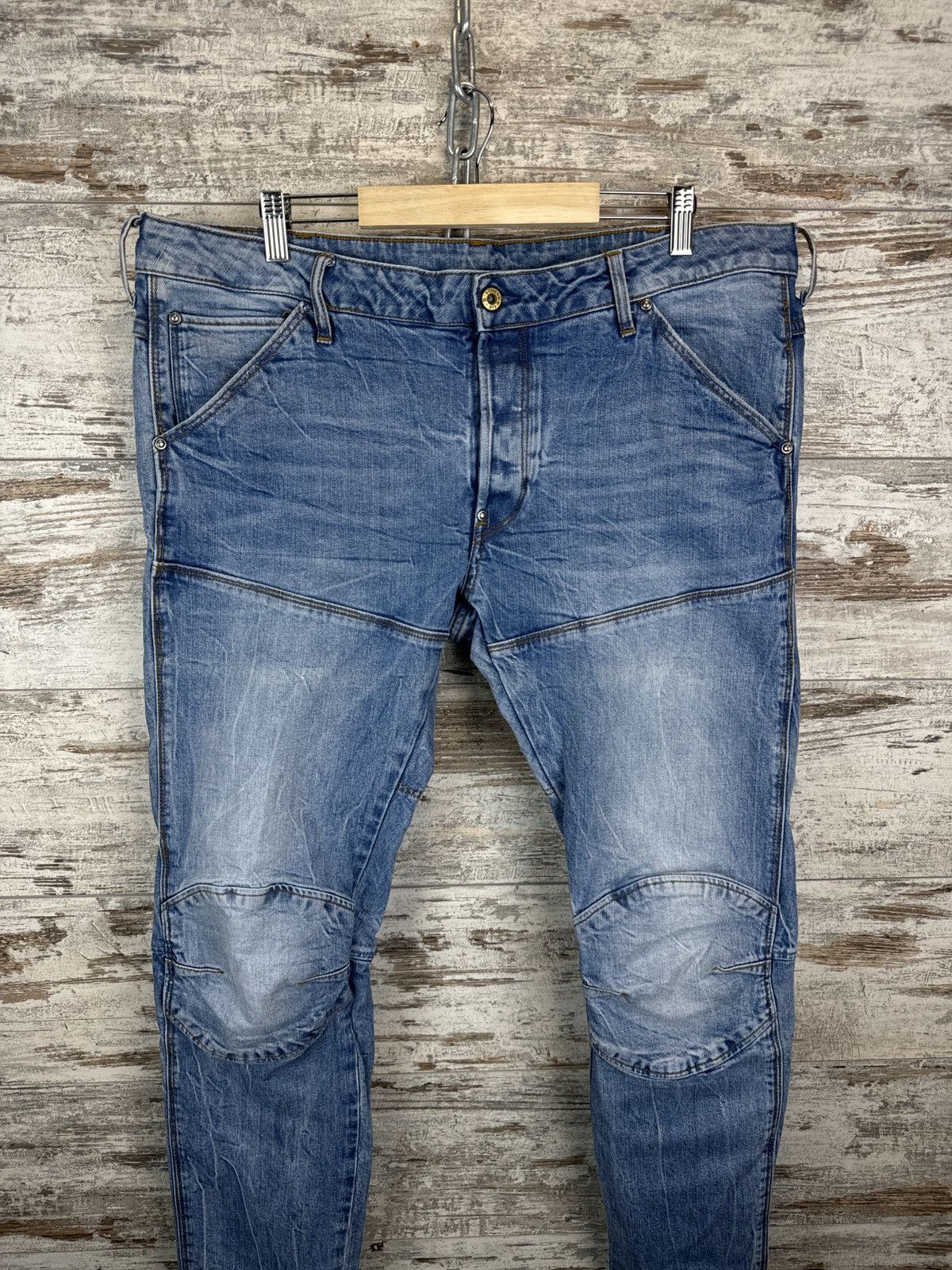 G-Star × Vintage Mens G Star Raw 5620 3D SLIM cargo pants jeans denim Size US 38 / EU 54 - 3 Thumbnail