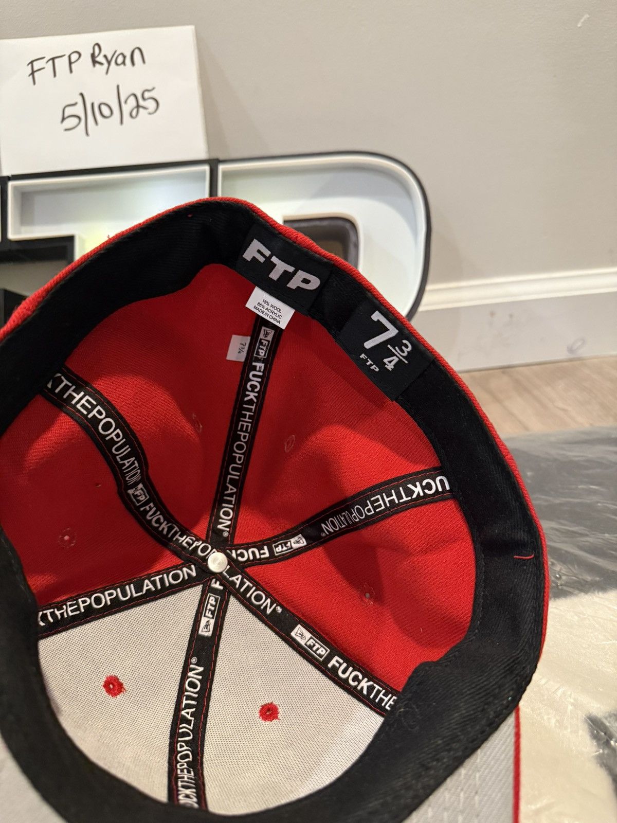 Fuck The Population FTP Racer Hats Size ONE SIZE - 3 Thumbnail