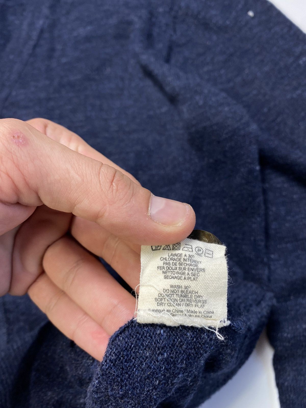 Hartford Hartford Cotton Classic Navy Cardigan Size US L / EU 52-54 / 3 - 8 Thumbnail