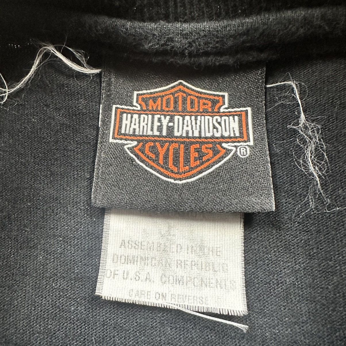 Harley Davidson Vintage 90s Harley Davidson Grunge Biker Henley Shirt Size US XXL / EU 58 / 5 - 5 Thumbnail