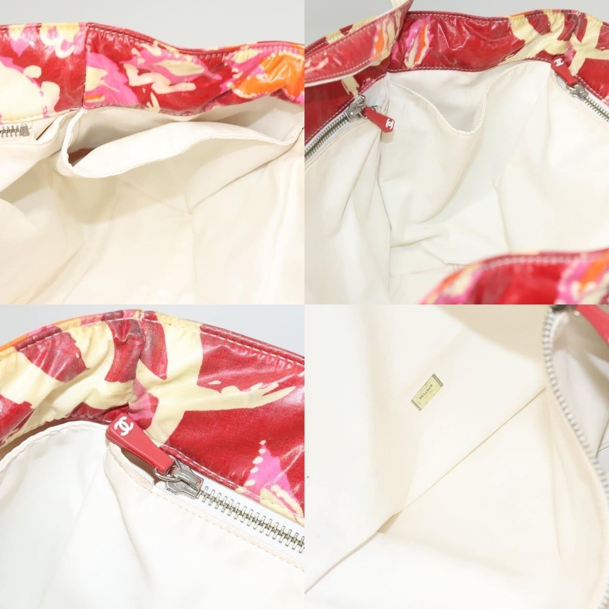 Chanel Chanel High Summer Tote Bag Enamel Red CC Size ONE SIZE - 7 Thumbnail