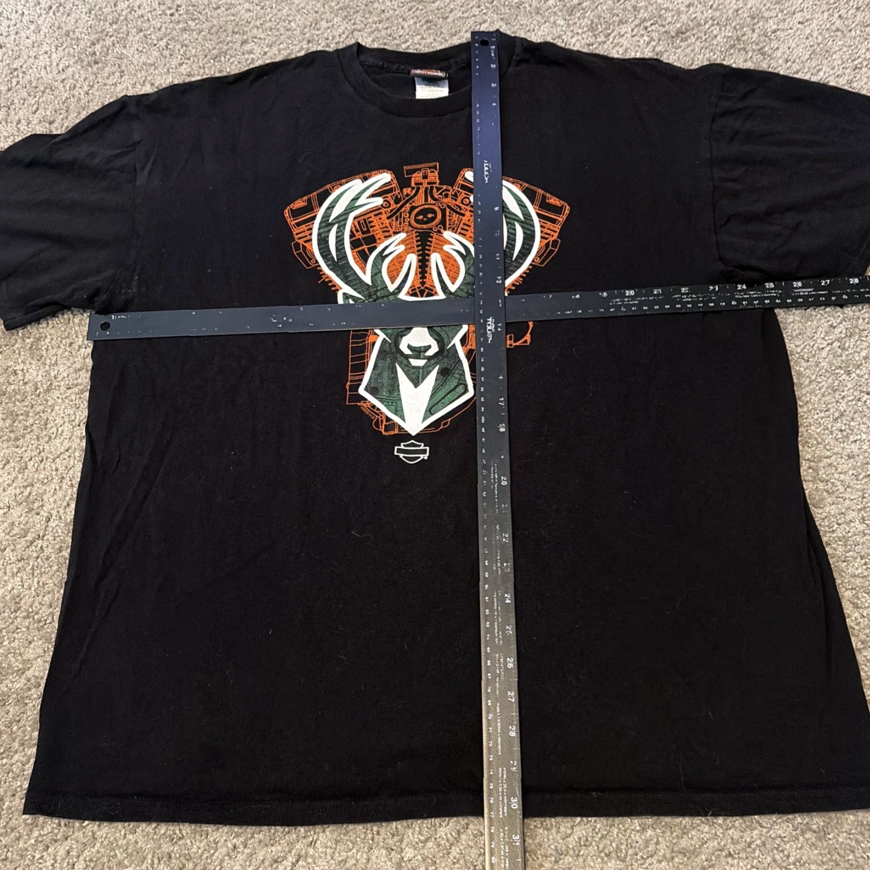 Harley Davidson **Harley Davidson x Milwaukee Bucks NBA Basketball 2XL Black T-Shirt** User: **Milwaukee Bucks NBA Basketball Harley Davidson 2XL Black T-Shirt** Size US XXL / EU 58 / 5 - 5 Thumbnail
