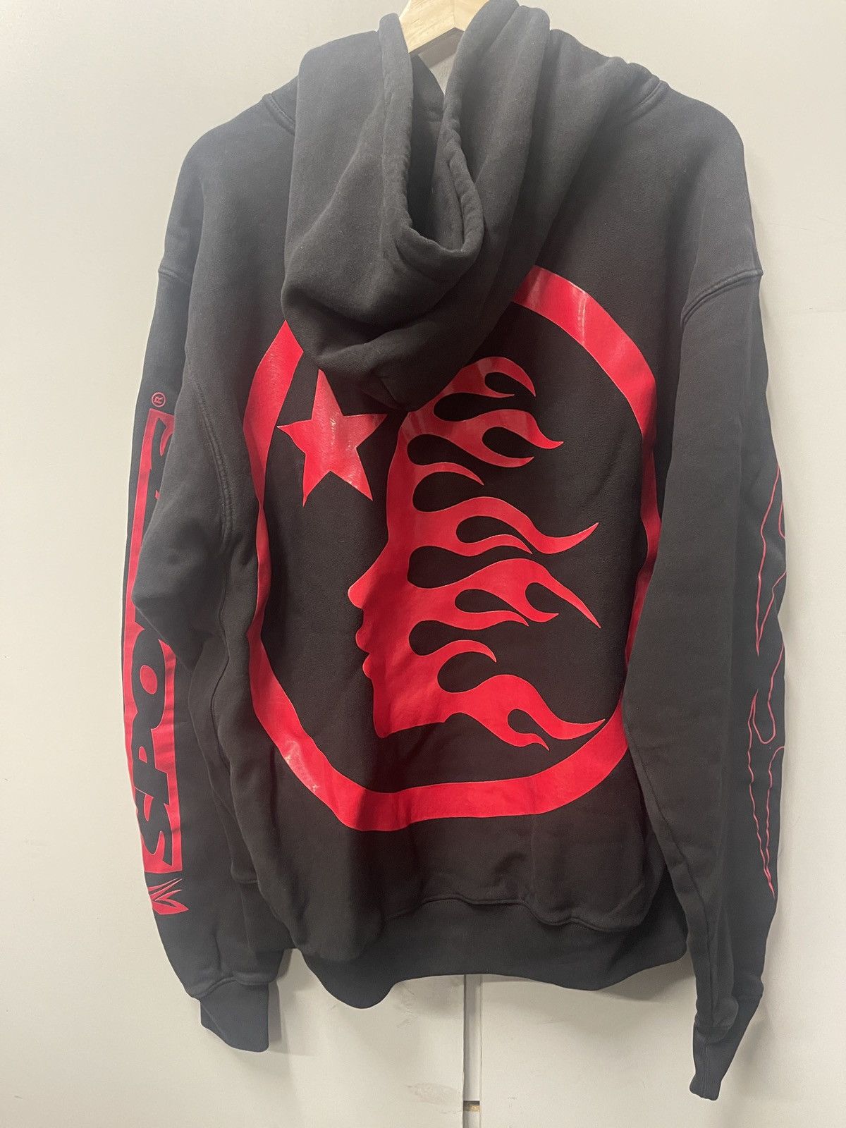 HELLSTAR Hellstar Sports Future Flame Hoodie 'Black' Size US M / EU 48-50 / 2 - 5 Thumbnail