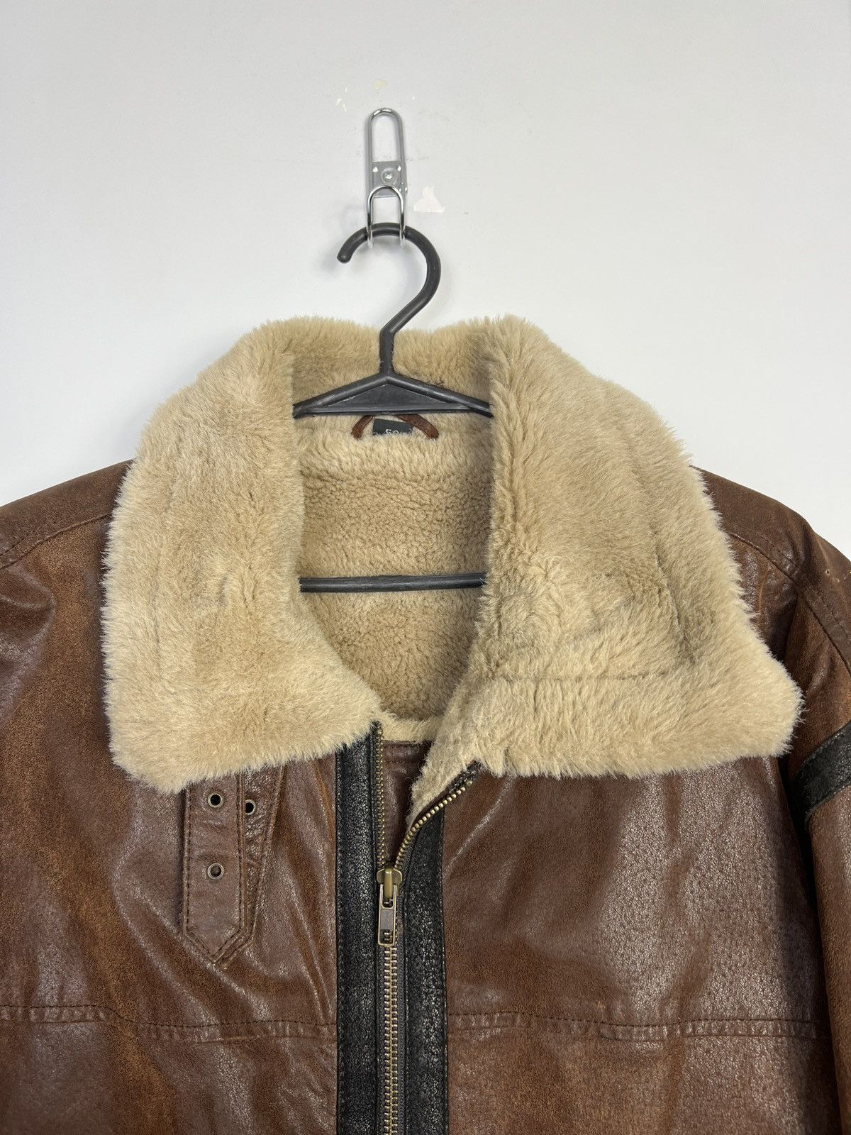 Other Leather Jacket B-3 Army Military Vintage Henry Morell Flyers Size US L / EU 52-54 / 3 - 8 Thumbnail