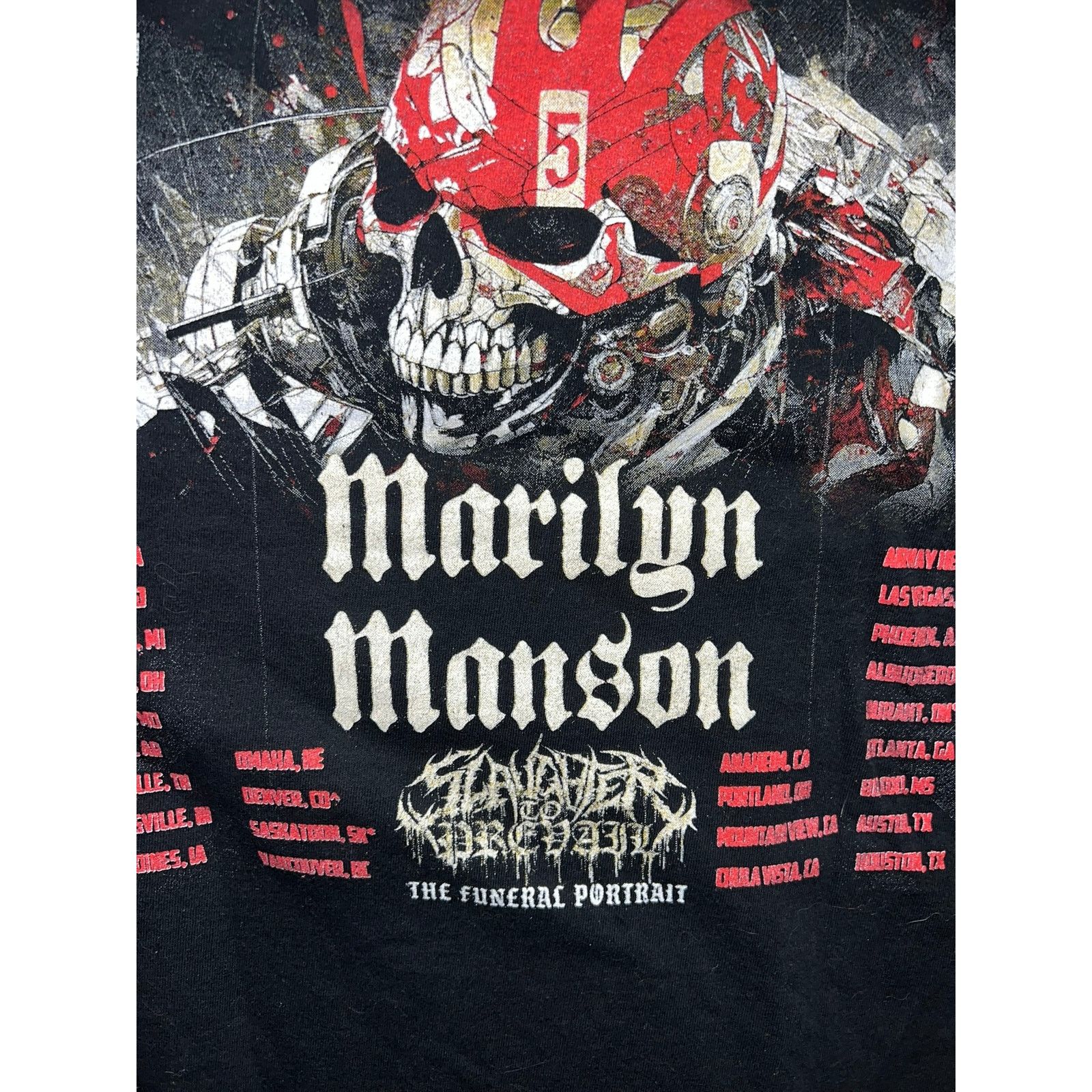 Gildan Five Finger Death Punch Shirt Marilyn Manson Funeral Portait Size US L / EU 52-54 / 3 - 7 Thumbnail