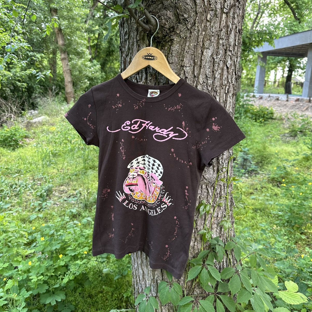 Ed Hardy Vintage Rare Y2K Ed Hardy by Christian Audiger T Shirt Size L / US 10 / IT 46 - 5 Thumbnail