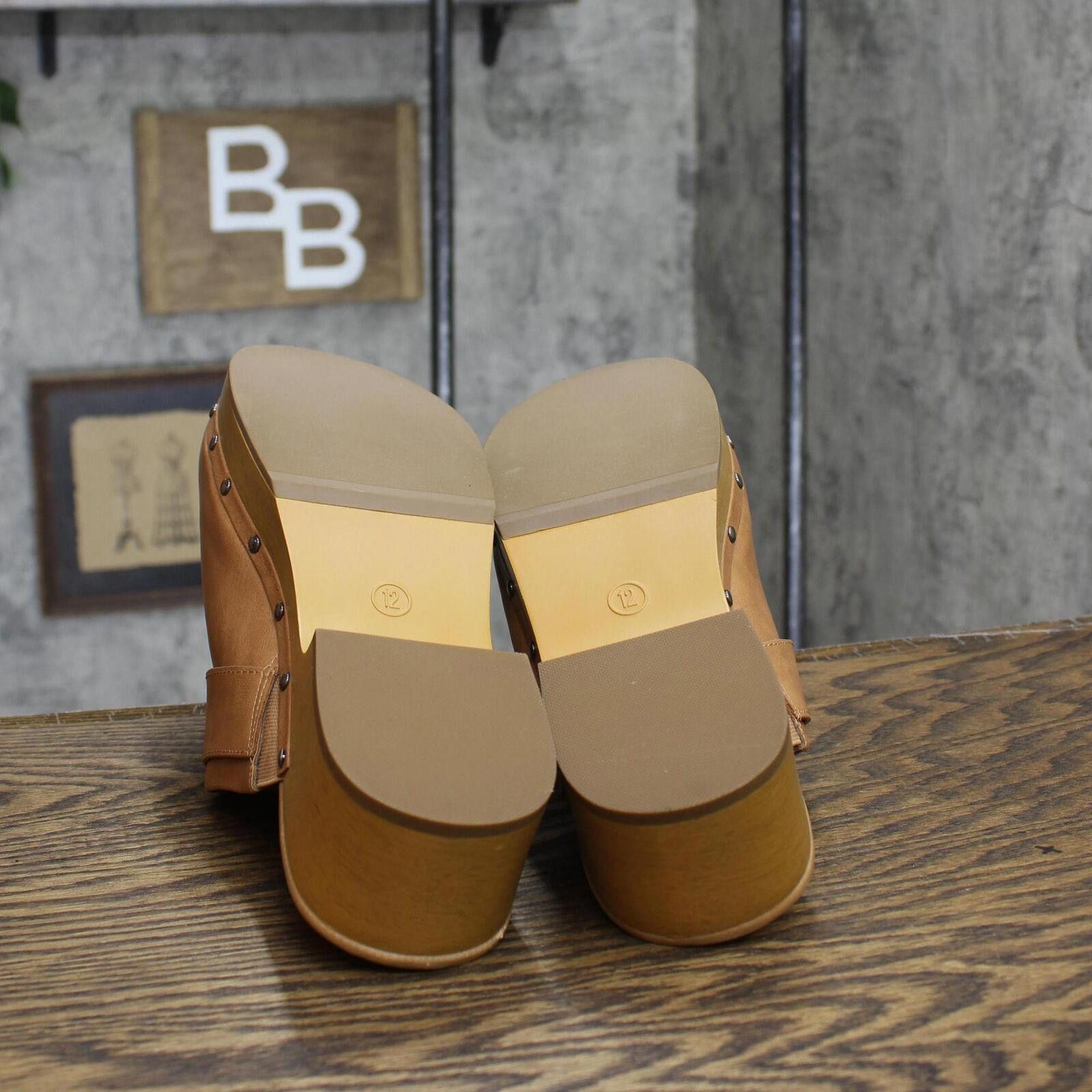 Designer NWT Universal Thread Clog Heels 87931710 Tan Brown 12M 12 M Size US 12 / IT 42 - 5 Thumbnail