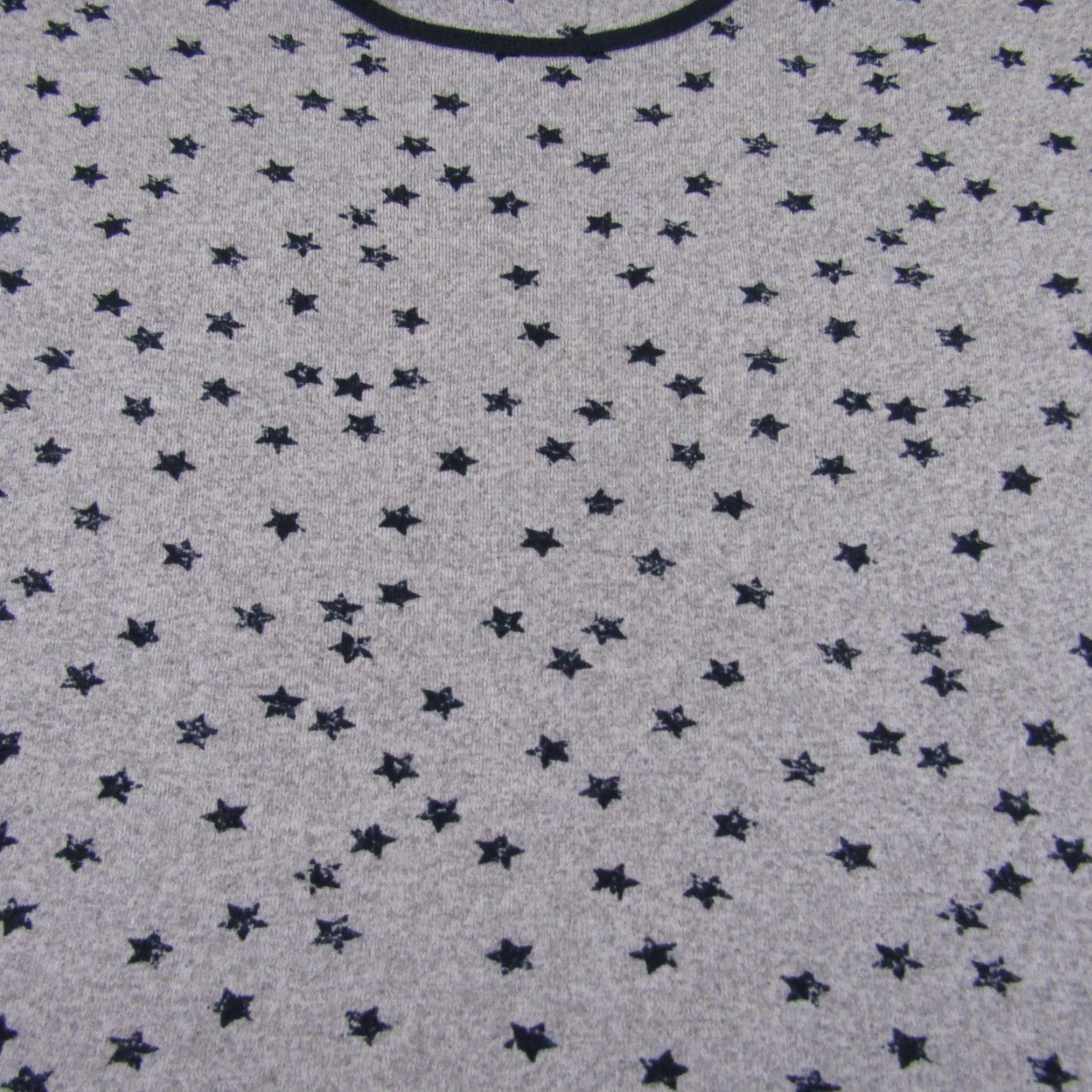 Lucky Brand Lucky Brand Shirt Womens Medium Gray Stars Casual Crew Neck T-Shirt Pullover Stretch Short Sleeve Knit Polyester Spandex Size M / US 6-8 / IT 42-44 - 6 Thumbnail