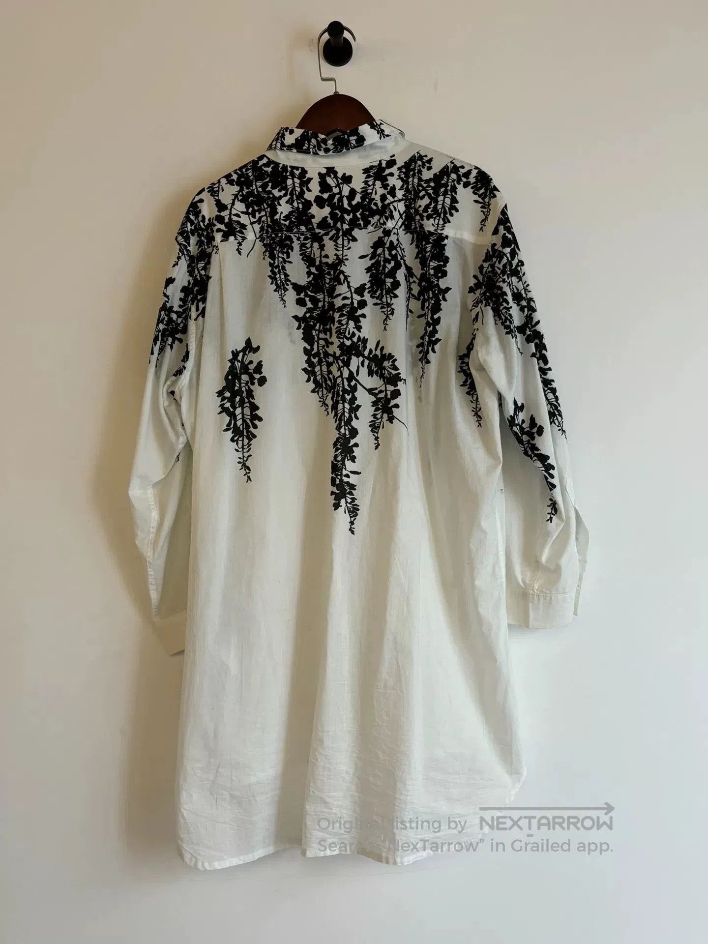 Ann Demeulemeester Ann Demeulemeester Floral Button-Up Shirt. Size L / US 10 / IT 46 - 4 Thumbnail