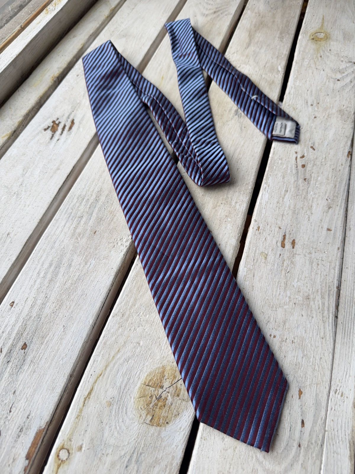 Mercedes-Benz Maybach Designer Tie – Luxury Striped Menswear Accessory Size ONE SIZE - 1 Thumbnail