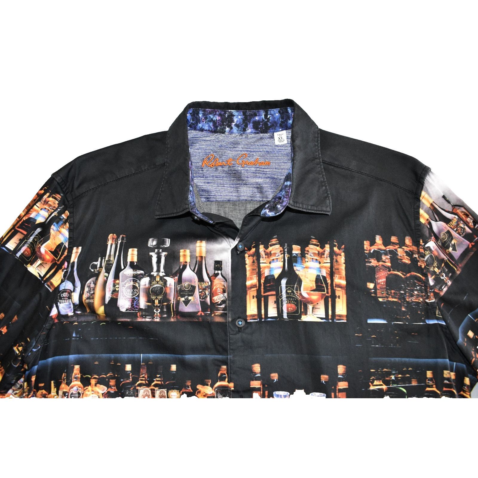 Robert Graham ROBERT GRAHAM Whiskeyinjar 2 Bar Scene LS Shirt Size XL Size US XL / EU 56 / 4 - 4 Thumbnail