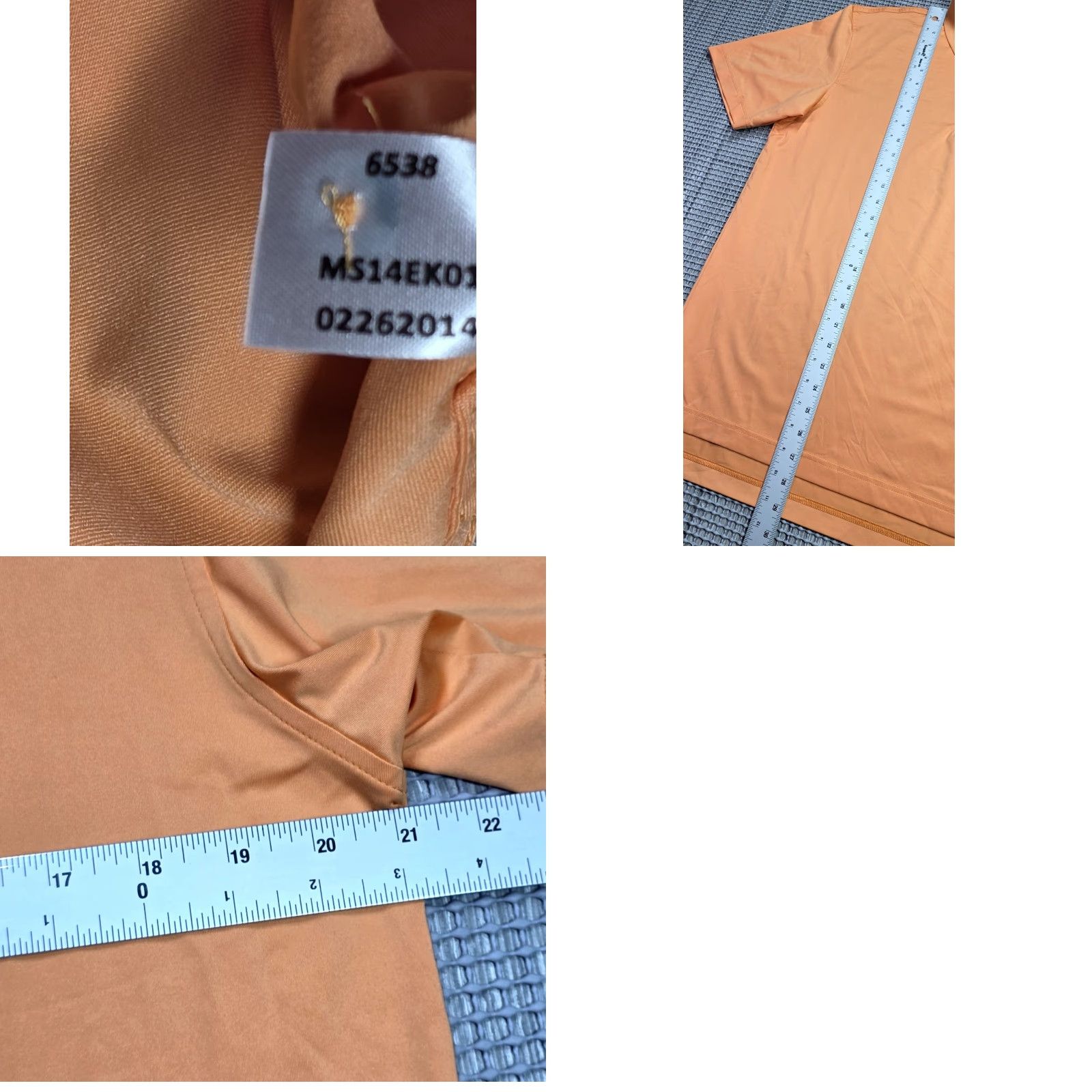 Peter Millar Peter Millar Summer Comfort Polo Eagle Point Orange Short Sleeve Polo Shirt Mens Size US M / EU 48-50 / 2 - 8 Thumbnail