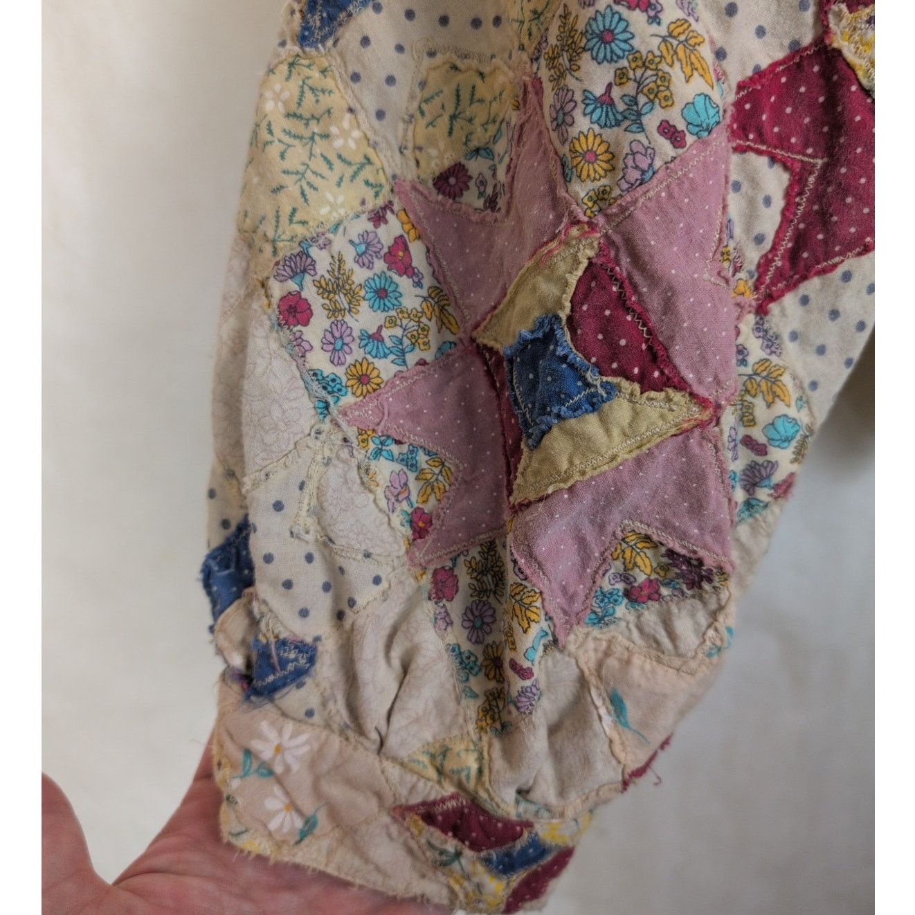 Magnolia Pearl Magnolia Pearl Luisa patchwork quilt jacket Cotton One Size Size ONE SIZE - 9 Thumbnail