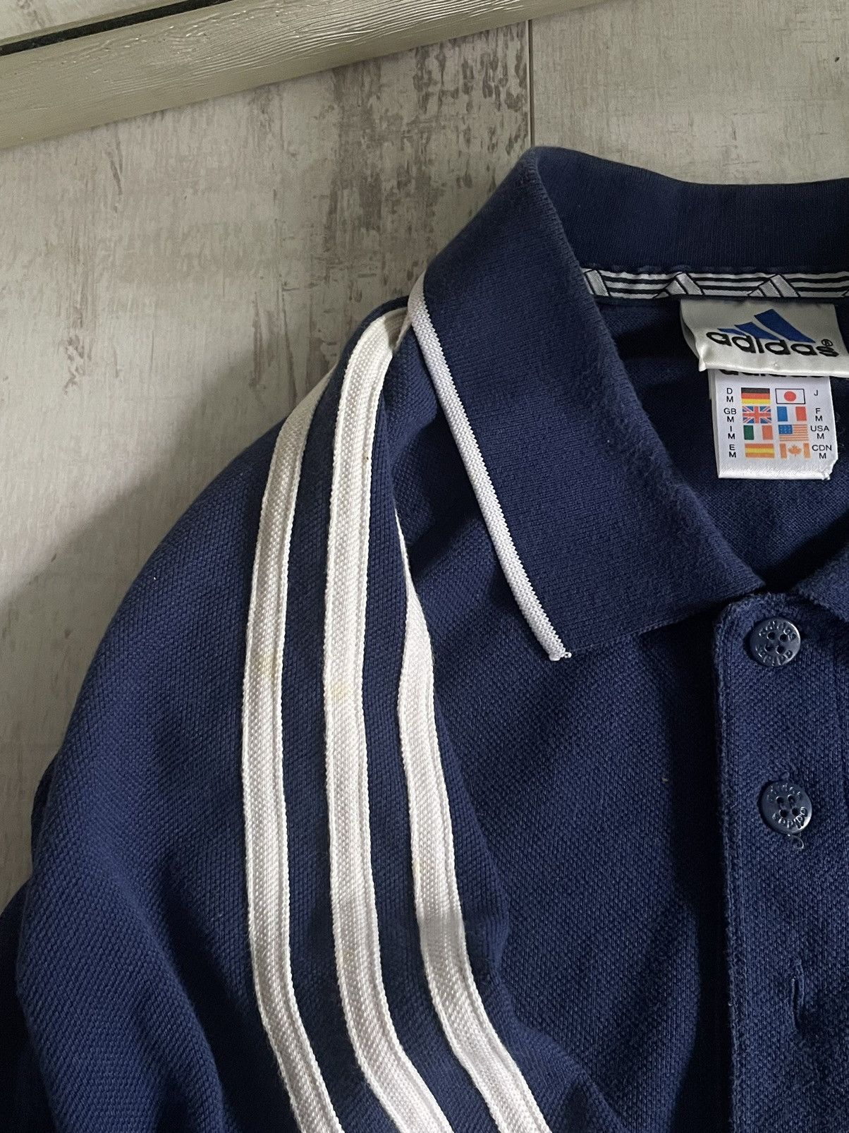 Adidas × Vintage Vintage Adidas Real Madrid 1999 Polo Tee Jersey Size US M / EU 48-50 / 2 - 5 Thumbnail