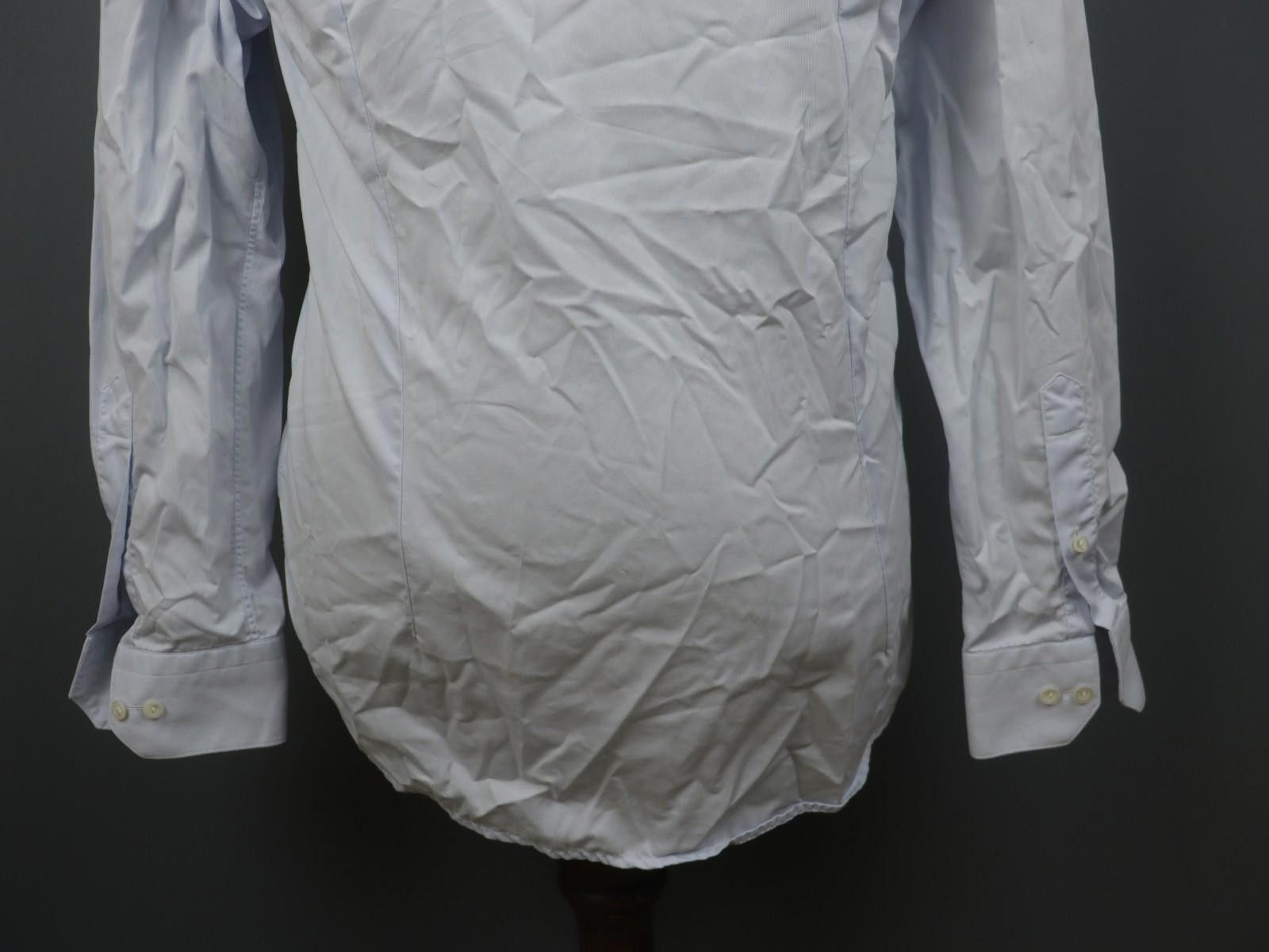Eton Eton Blue 100% Cotton Collared Dress Shirt Size 40 Size 38R - 9 Thumbnail