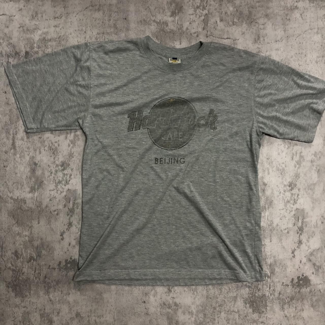Hard Rock Cafe Grey Hard Rock Cafe Beijing tee #90s Size US M / EU 48-50 / 2 - 1 Thumbnail
