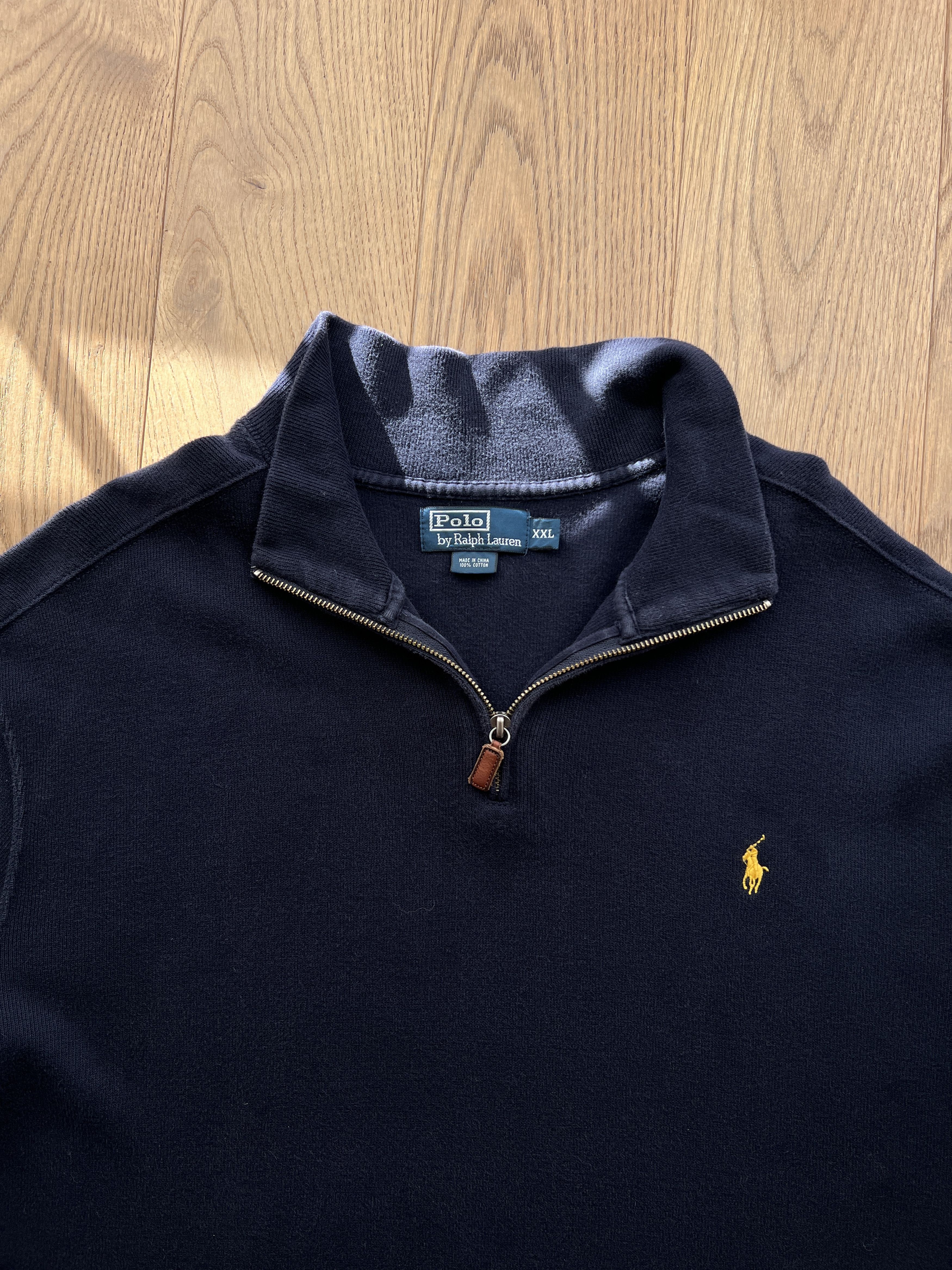 Polo Ralph Lauren PRL half zip sweatshirt old money vintage sweater 2000s rare Size US XXL / EU 58 / 5 - 12 Thumbnail
