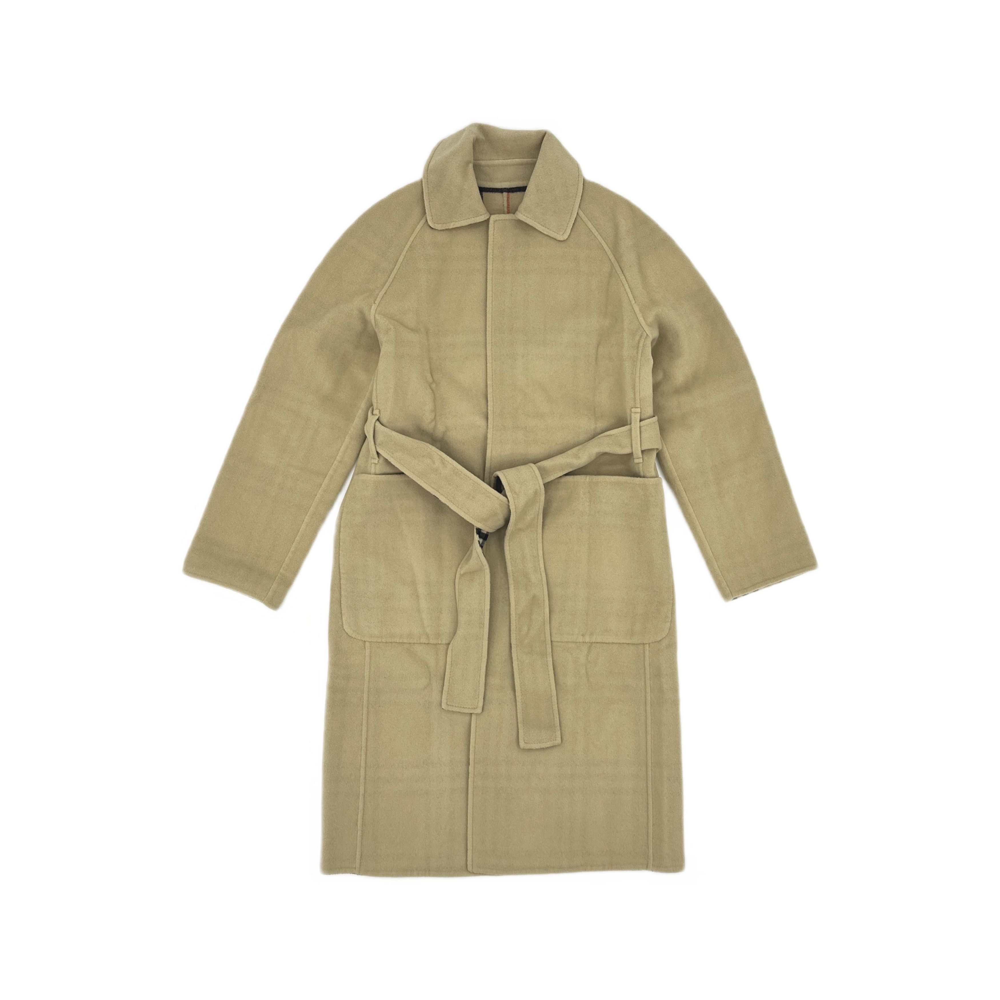 Burberry Burberry Wool Belted Coat Size 2 Size XS / US 0-2 / IT 36-38 - 1 Thumbnail