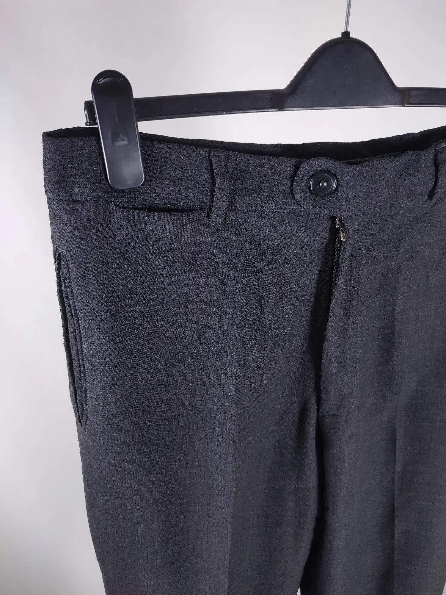 ANTONIO MIRO 90s Antonio Miro Fashion Runway Casual Trousers Wool Pants Size US 34 / EU 50 - 6 Thumbnail