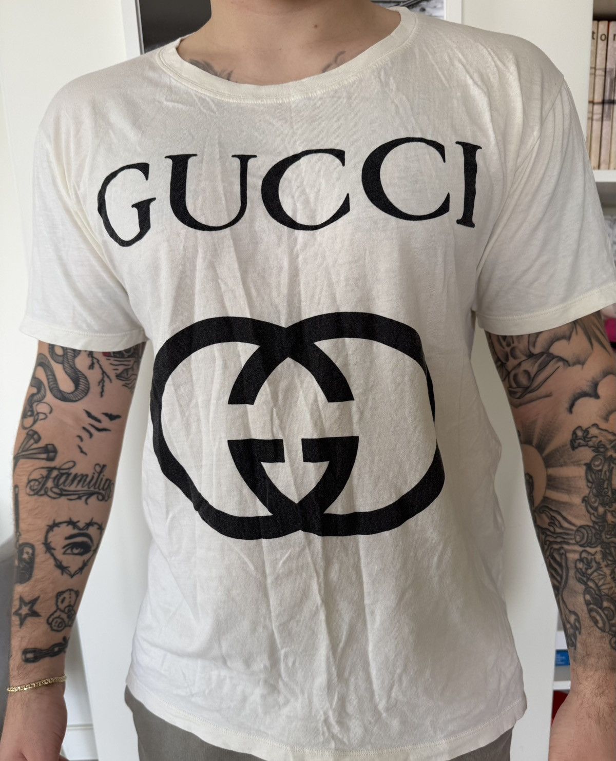 Gucci Gucci logo t shirt Size US M / EU 48-50 / 2 - 7 Thumbnail
