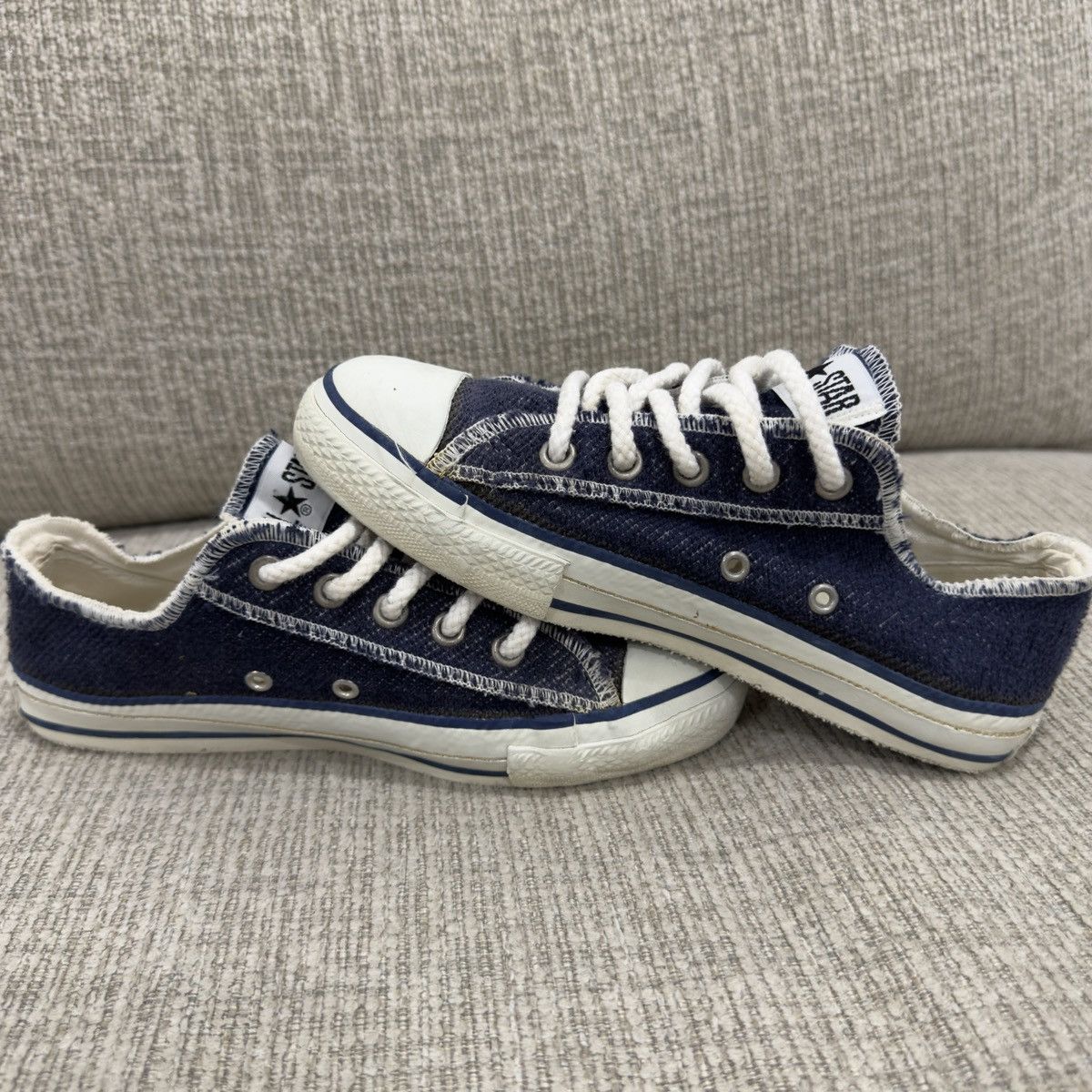 Converse Vintage 90s Converse Denim USA Size US 5 / EU 37 - 5 Thumbnail