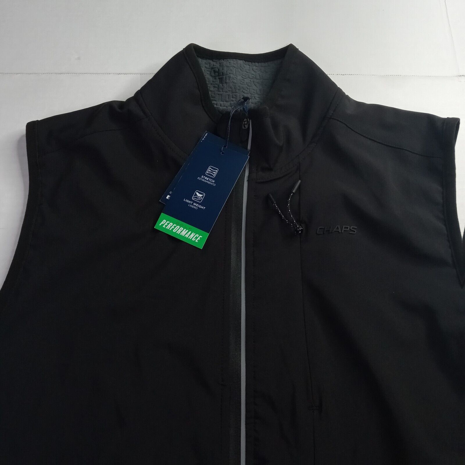 Chaps Chaps Golf Vest Black Sleeveless Full Zip Men's Size L Size US L / EU 52-54 / 3 - 3 Thumbnail