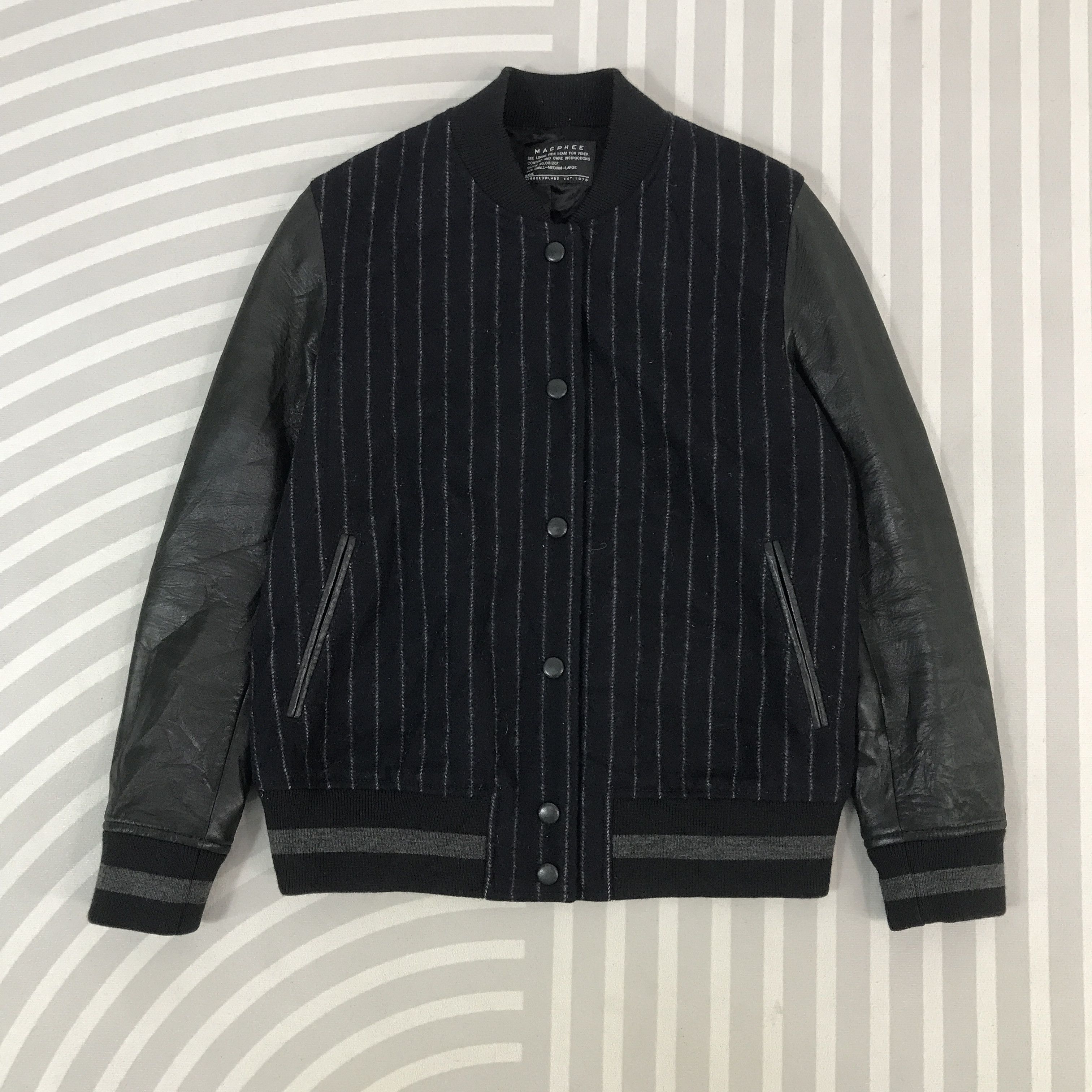 Japanese Brand × Tomorrowland Vintage Tomorowland Varsity Snap Button Jacket Size US M / EU 48-50 / 2 - 1 Thumbnail