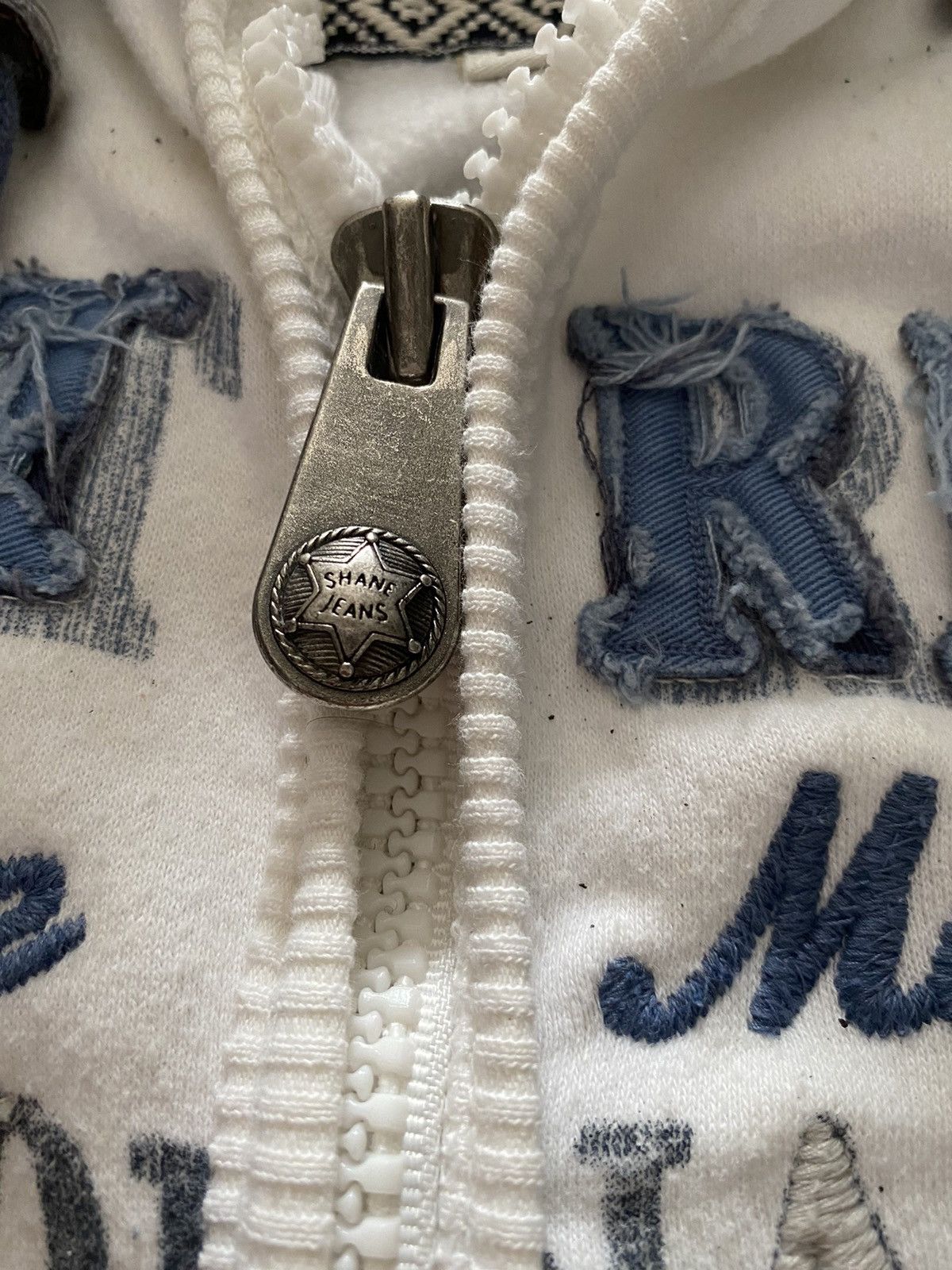 If Six Was Nine × Japanese Brand × Le Grande Bleu (L.G.B.) Vintage shane jeans faux fur distressed embroidery hoodie Size US M / EU 48-50 / 2 - 6 Thumbnail