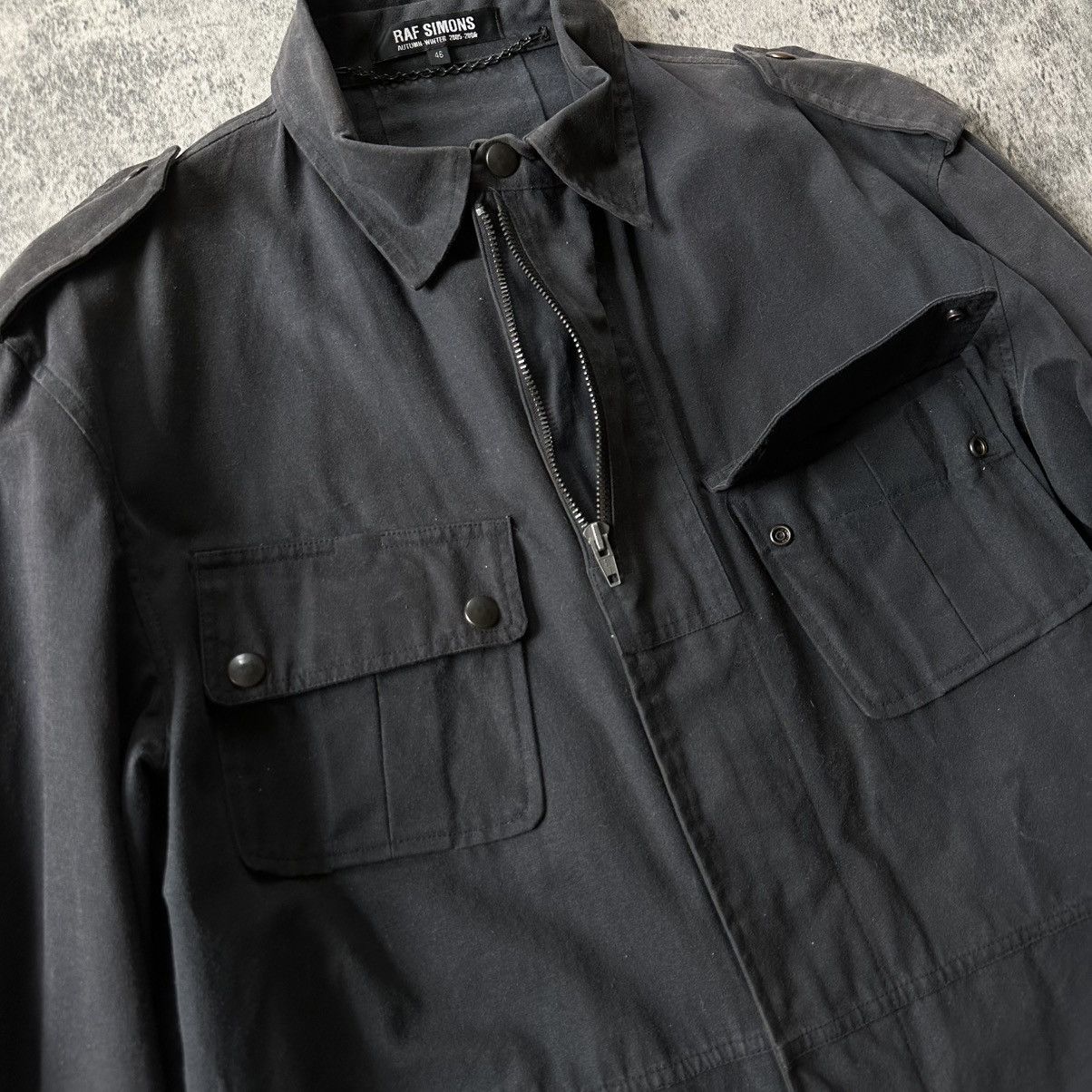 Raf Simons Runway AW2005-2006 ‘Belted’ Waxed M-65 Jacket Size US S / EU 44-46 / 1 - 6 Thumbnail
