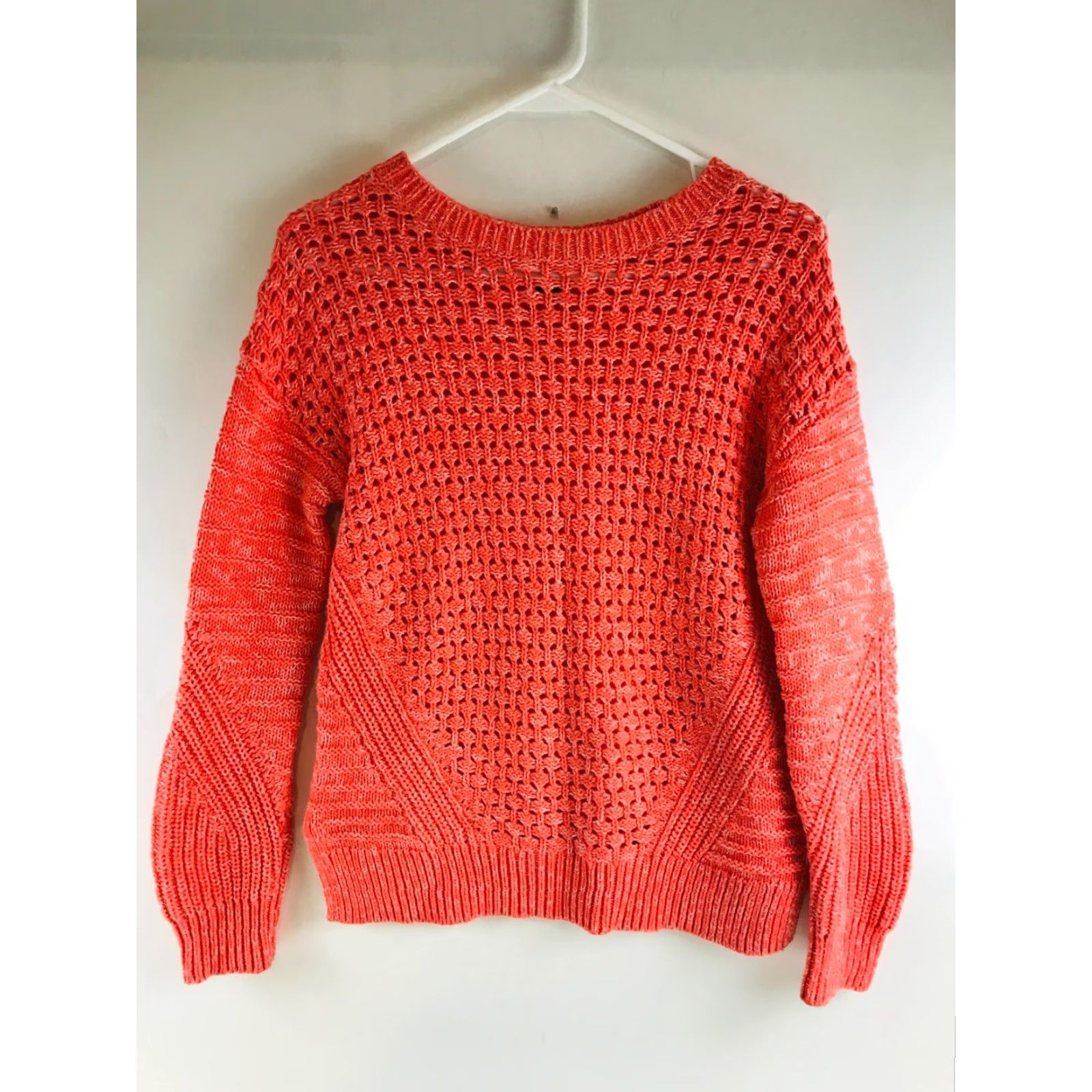 Gap Gap Sweater Women’s XS Pink Long Sleeve Crew Neck Pullover Cable Knitted Pullover Knit 100% Cotton Size XS / US 0-2 / IT 36-38 - 2 Thumbnail